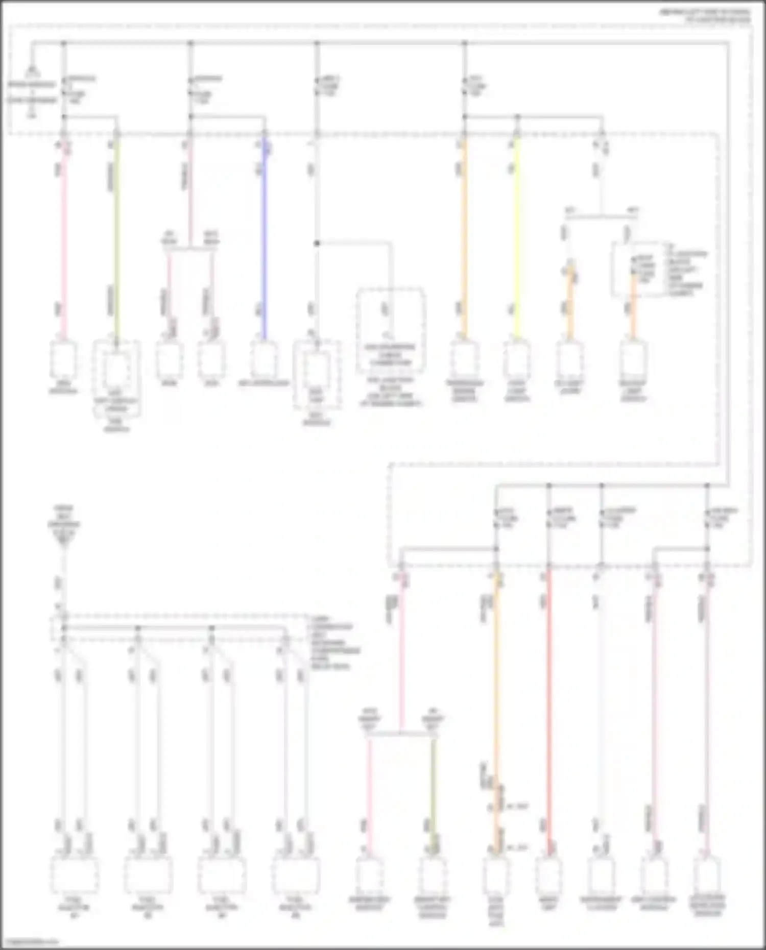 Accent Hyundai V facelift (2020-2024): Power distribution circuit (7 of 9)