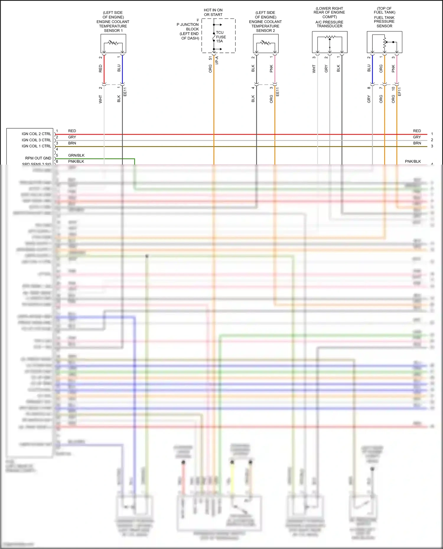 Wiring diagram ects 2 gnd for Hyundai Accent V facelift (2020-2024) (1 of 2)