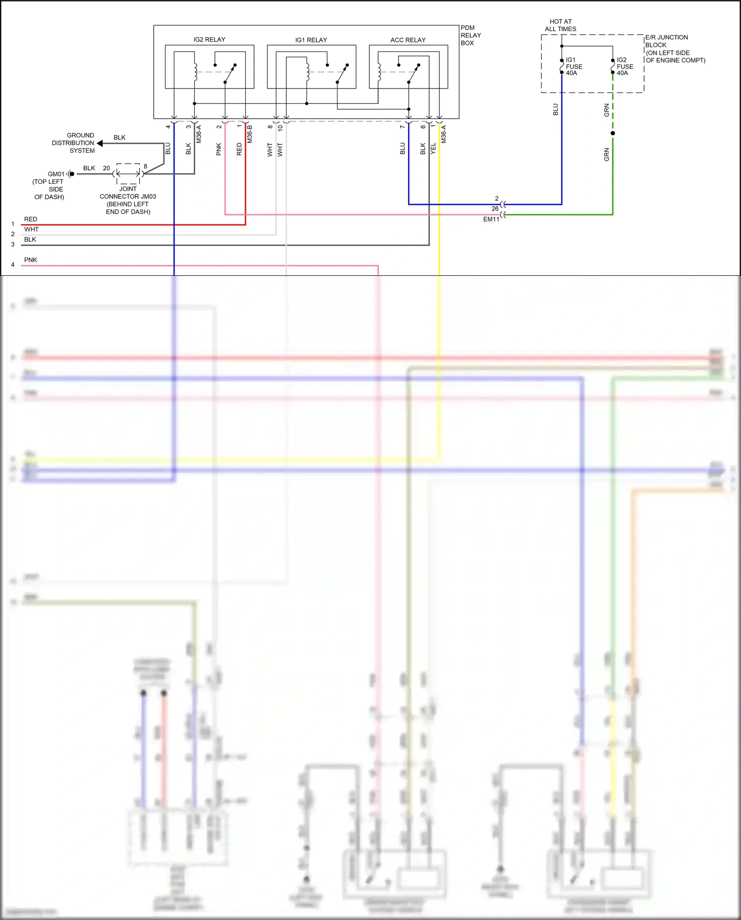 Wiring diagram engine spd for Hyundai Accent V facelift (2020-2024) (1 of 1)