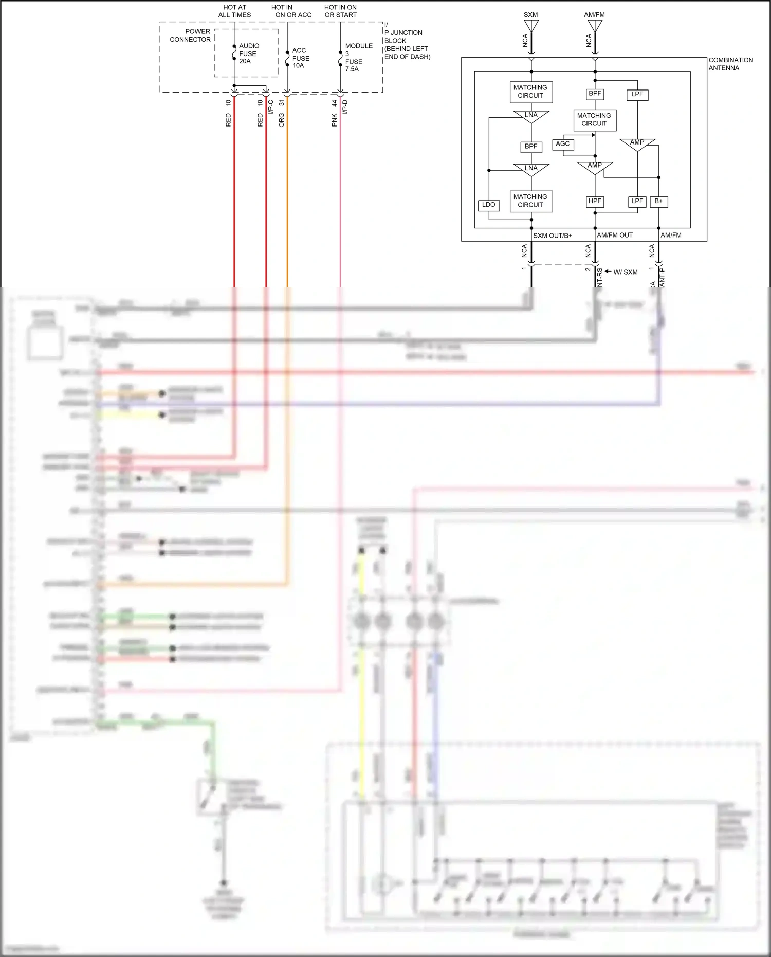 Wiring diagram neutral switch for Hyundai Accent V facelift (2020-2024) (3 of 3)