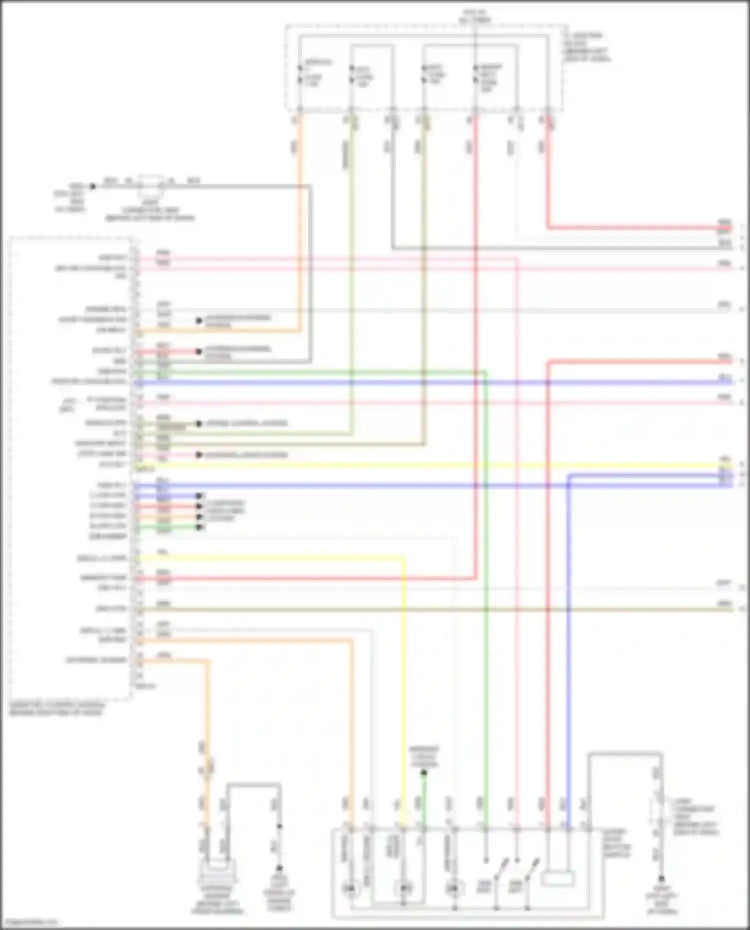 Wiring diagram on/start input for Hyundai Accent V facelift (2020-2024) (4 of 10)
