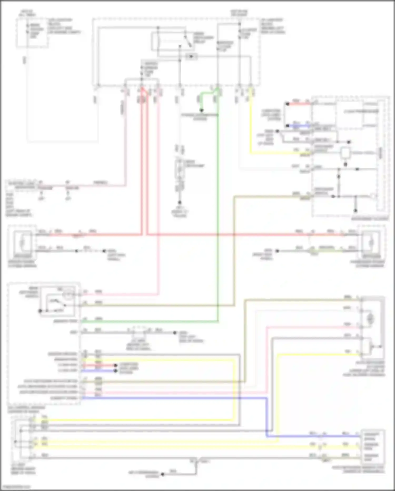Accent Hyundai V (2017-2023): Defoggers circuit, automatic a/c