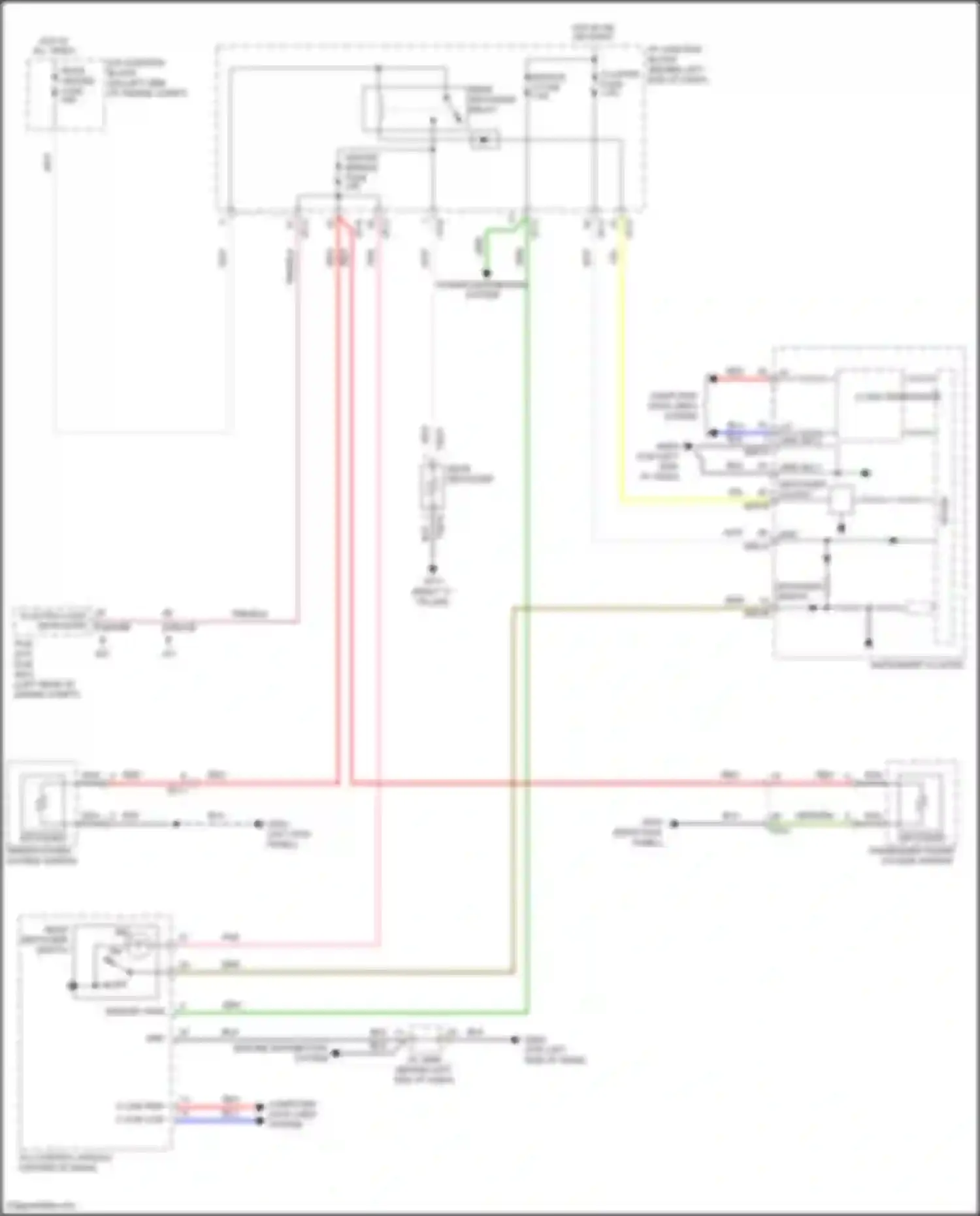 Accent Hyundai V (2017-2023): Defoggers circuit, manual a/c