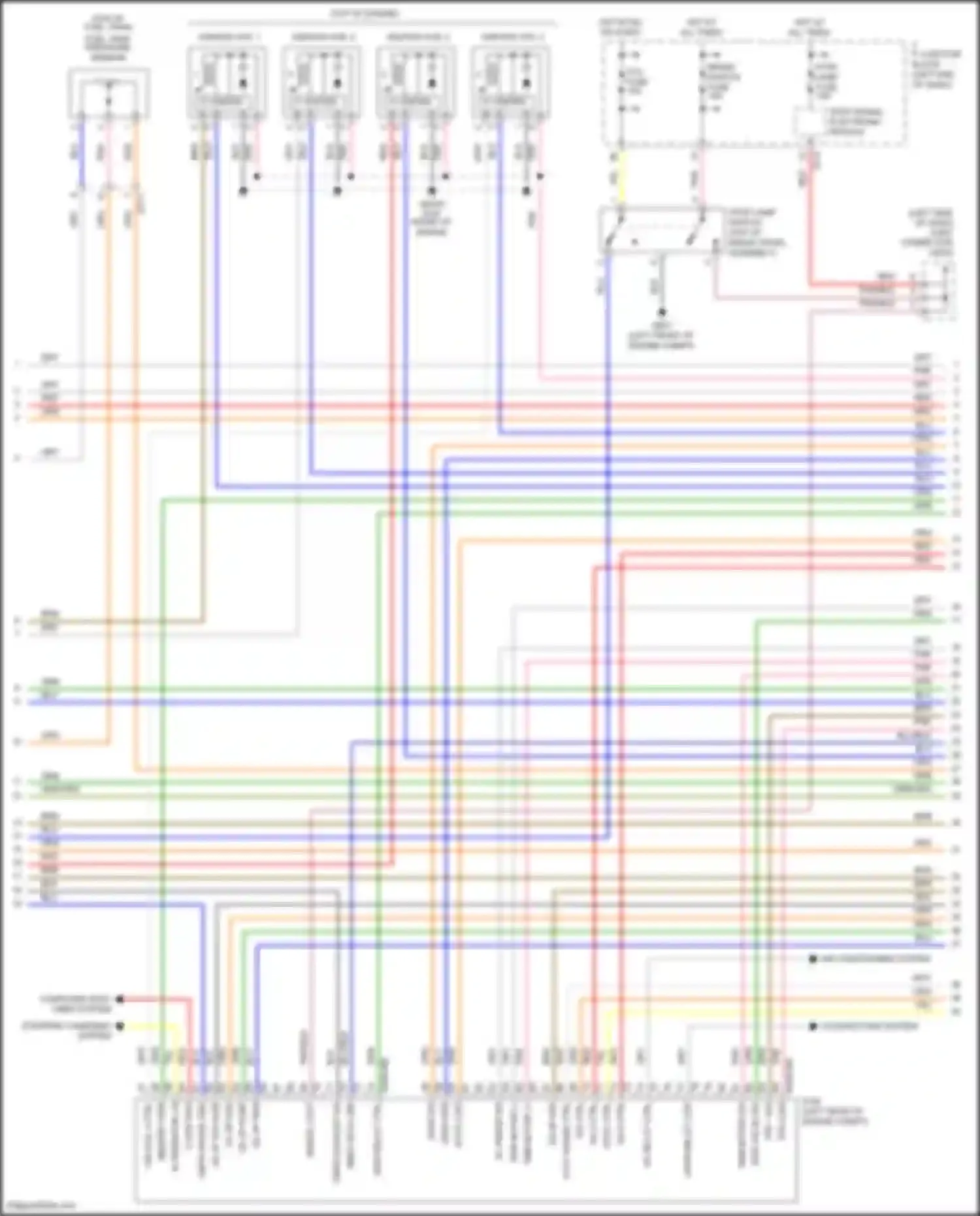 Accent Hyundai V (2017-2023): Wiring diagram engine performance 1.6l, m/t (2 of 6)