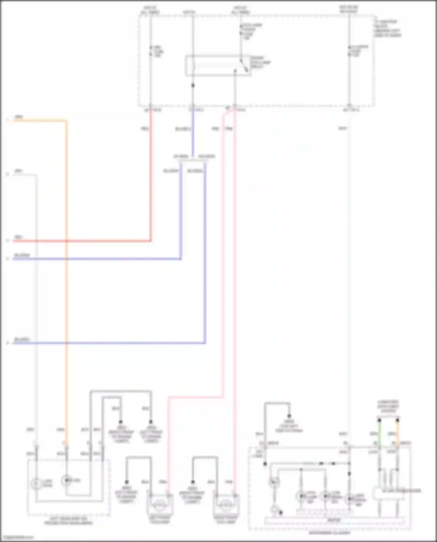 Accent Hyundai V (2017-2023): Headlights circuit, w/ drl (3 of 3)
