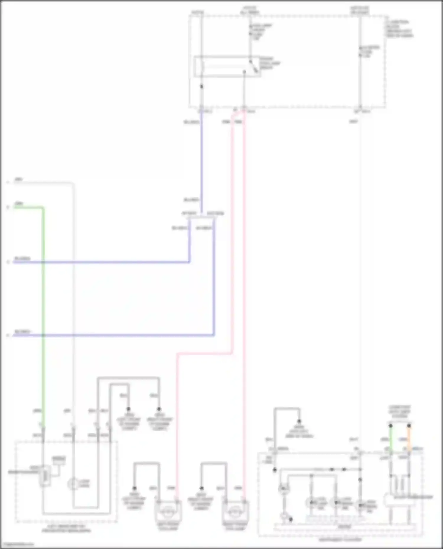 Accent Hyundai V (2017-2023): Headlights circuit, w/o drl (3 of 3)