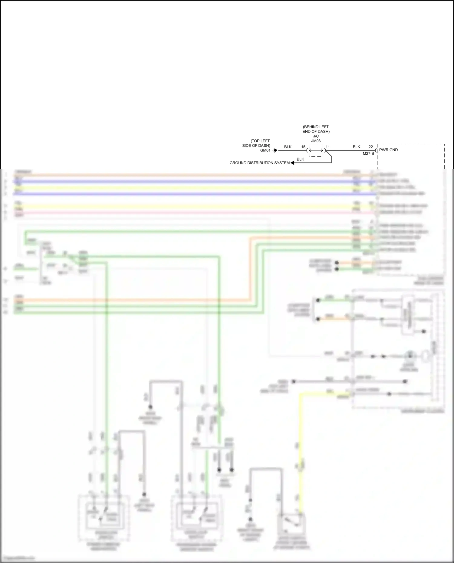 Wiring diagram b-can for Hyundai Accent V (2017-2023) (1 of 2)