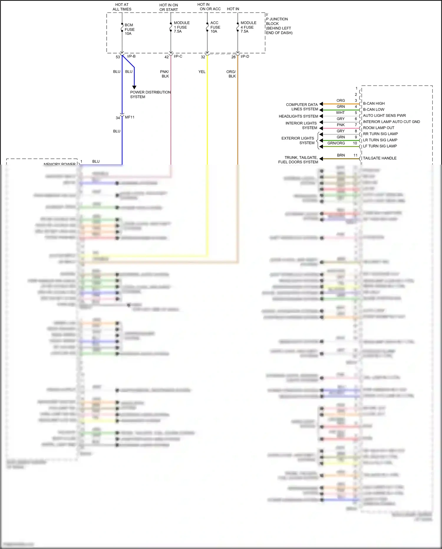 Wiring diagram blk for Hyundai Accent V (2017-2023) (72 of 101)
