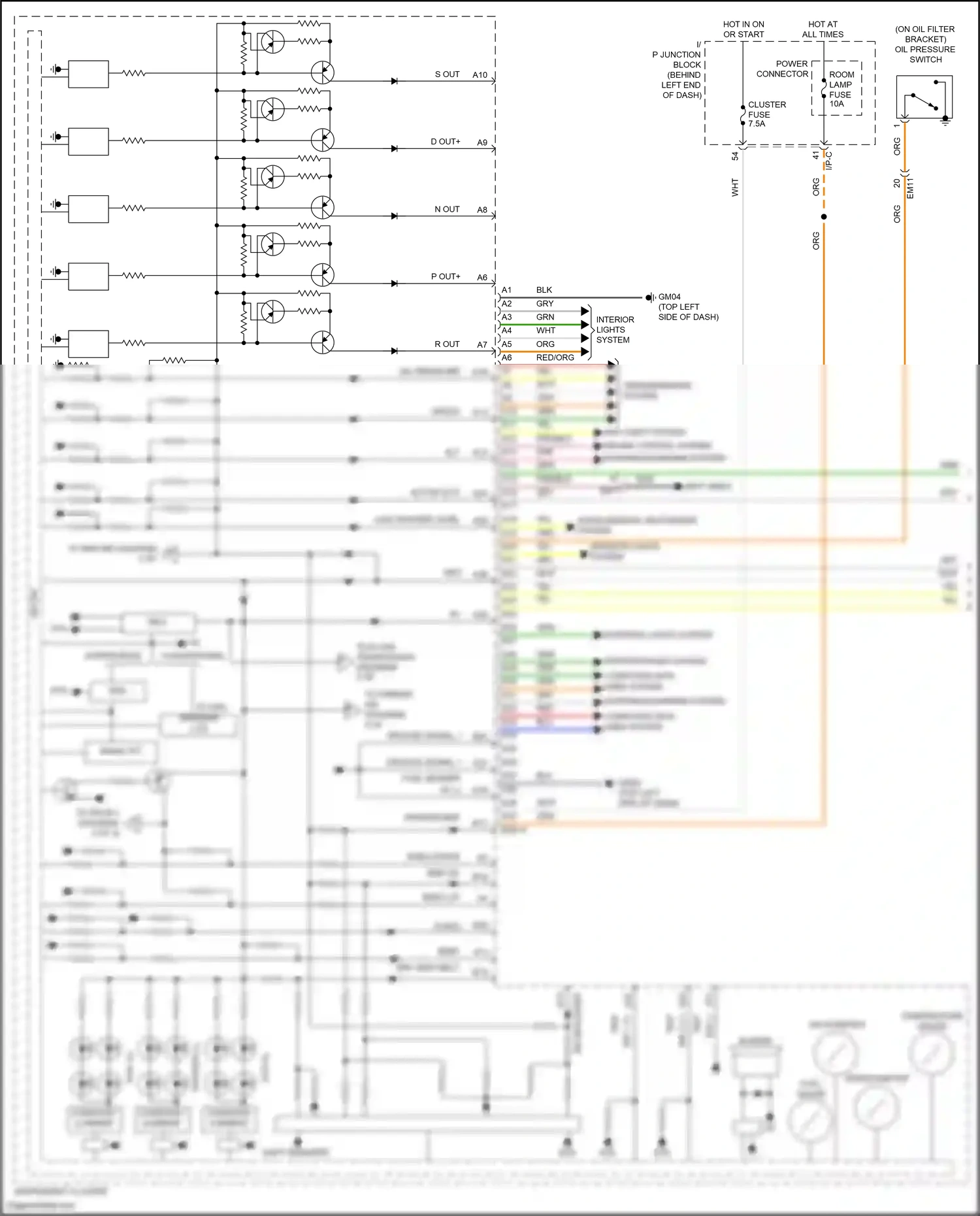 Wiring diagram blk for Hyundai Accent V (2017-2023) (46 of 101)