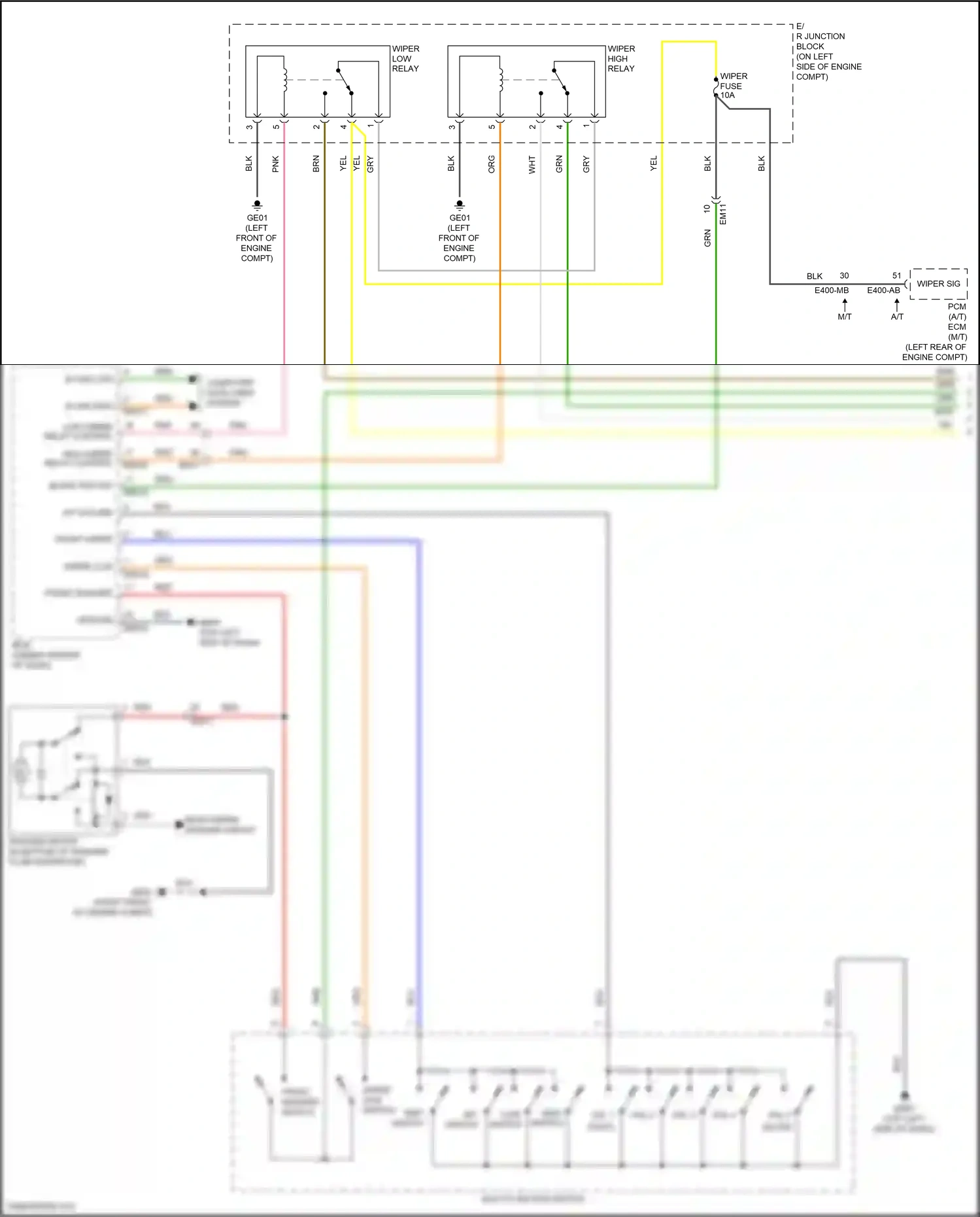 Wiring diagram computer data lines system for Hyundai Accent V (2017-2023) (13 of 60)