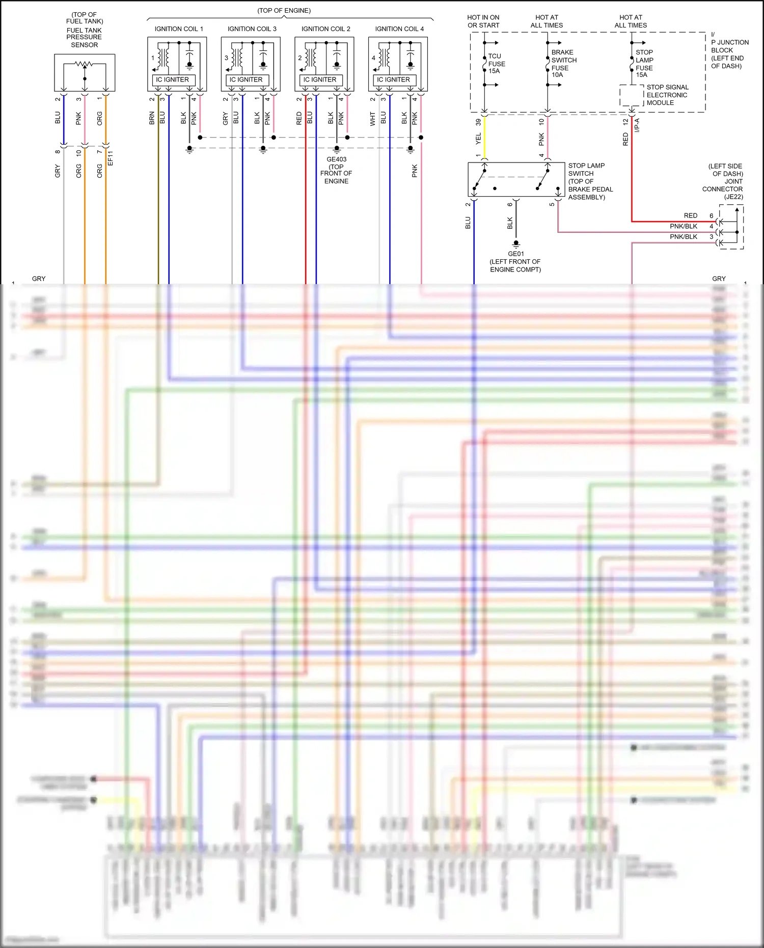 Wiring diagram inj 2 ctrl for Hyundai Accent V (2017-2023) (2 of 3)