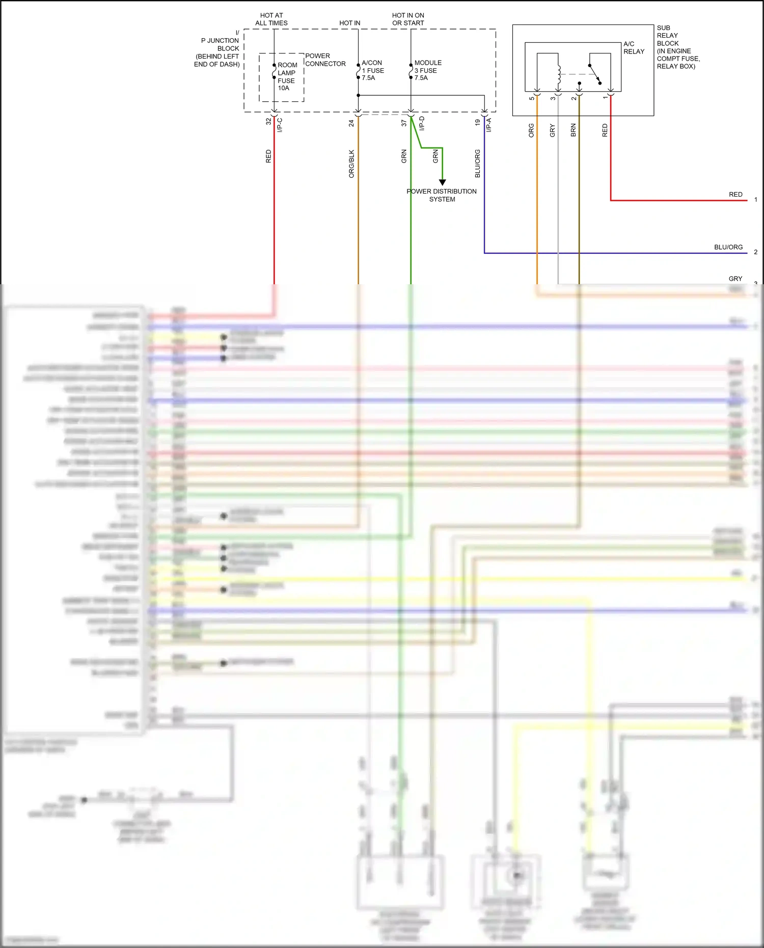 Wiring diagram i/p-a for Hyundai Accent V (2017-2023) (21 of 38)
