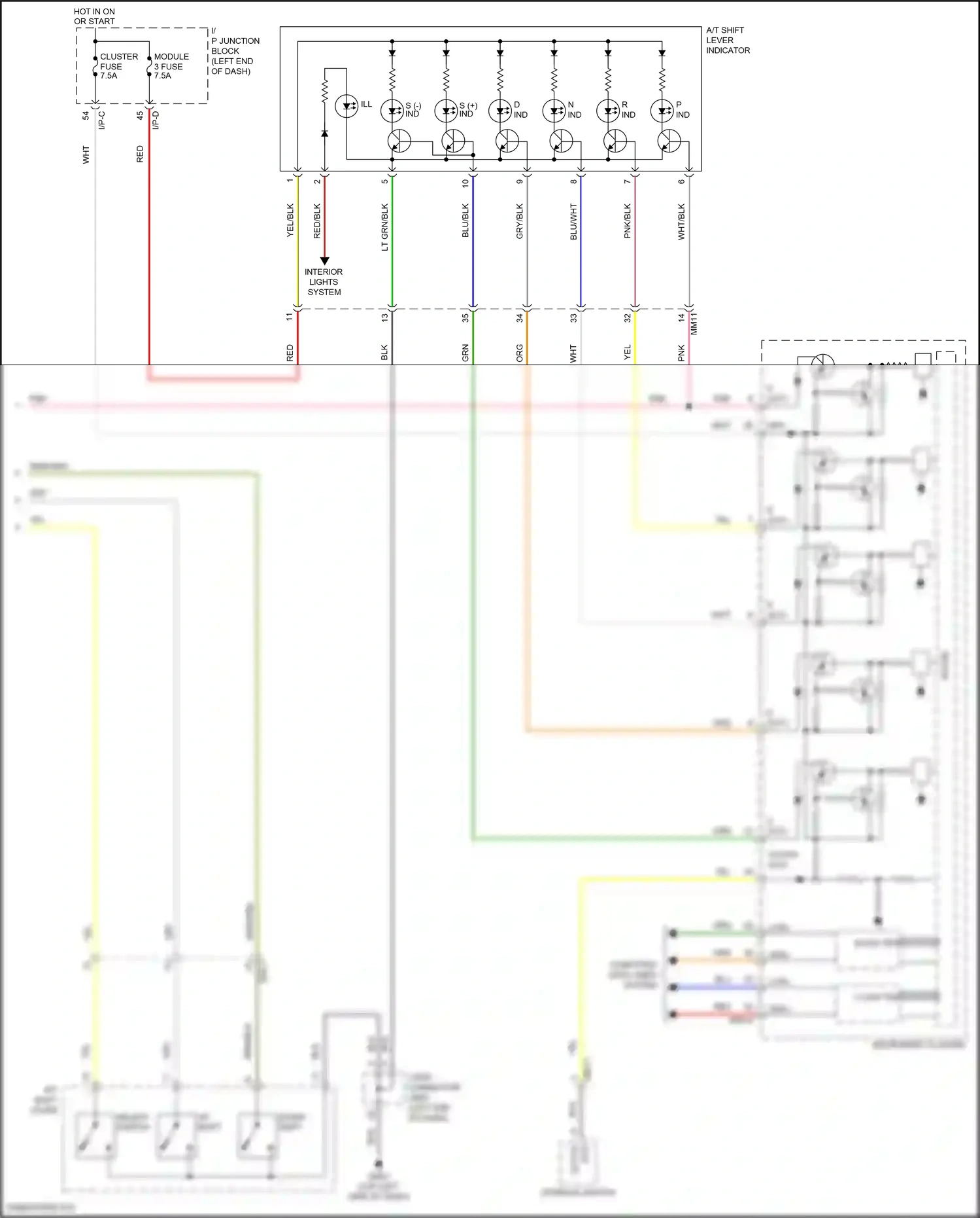 Wiring diagram module 3 fuse for Hyundai Accent V (2017-2023) (10 of 13)