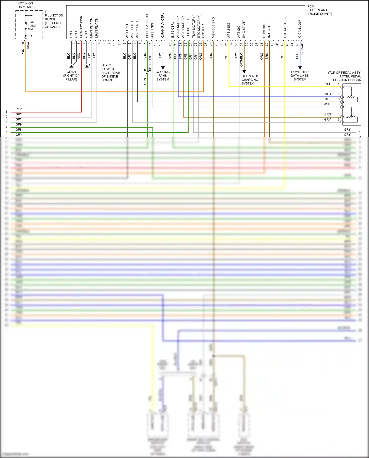 Wiring diagram smart key control module for Hyundai Accent V (2017-2023) (15 of 16)