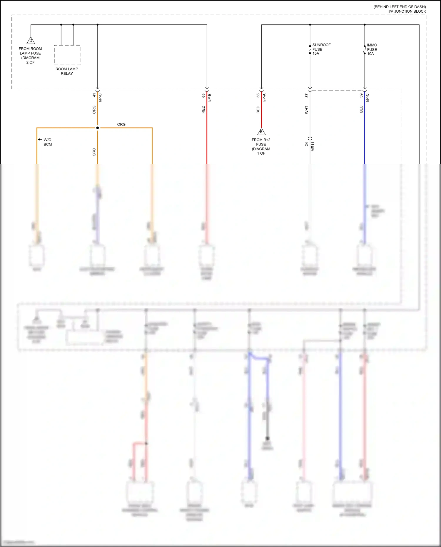 Wiring diagram smart key control module for Hyundai Accent V (2017-2023) (7 of 16)