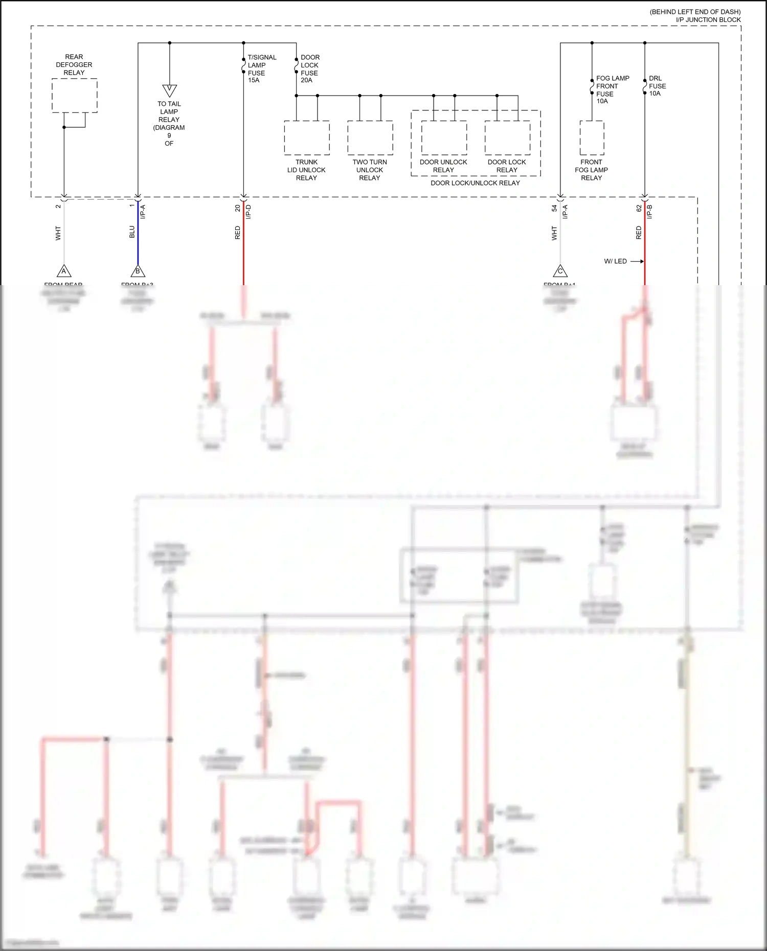 Wiring diagram w/ display for Hyundai Accent V (2017-2023) (9 of 11)