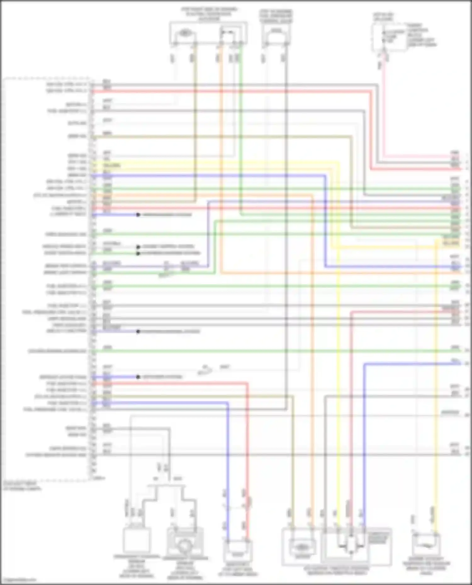 Avante Hyundai VI facelift (2018-2020): Wiring diagram engine performance 1.4l turbo (1 of 6)