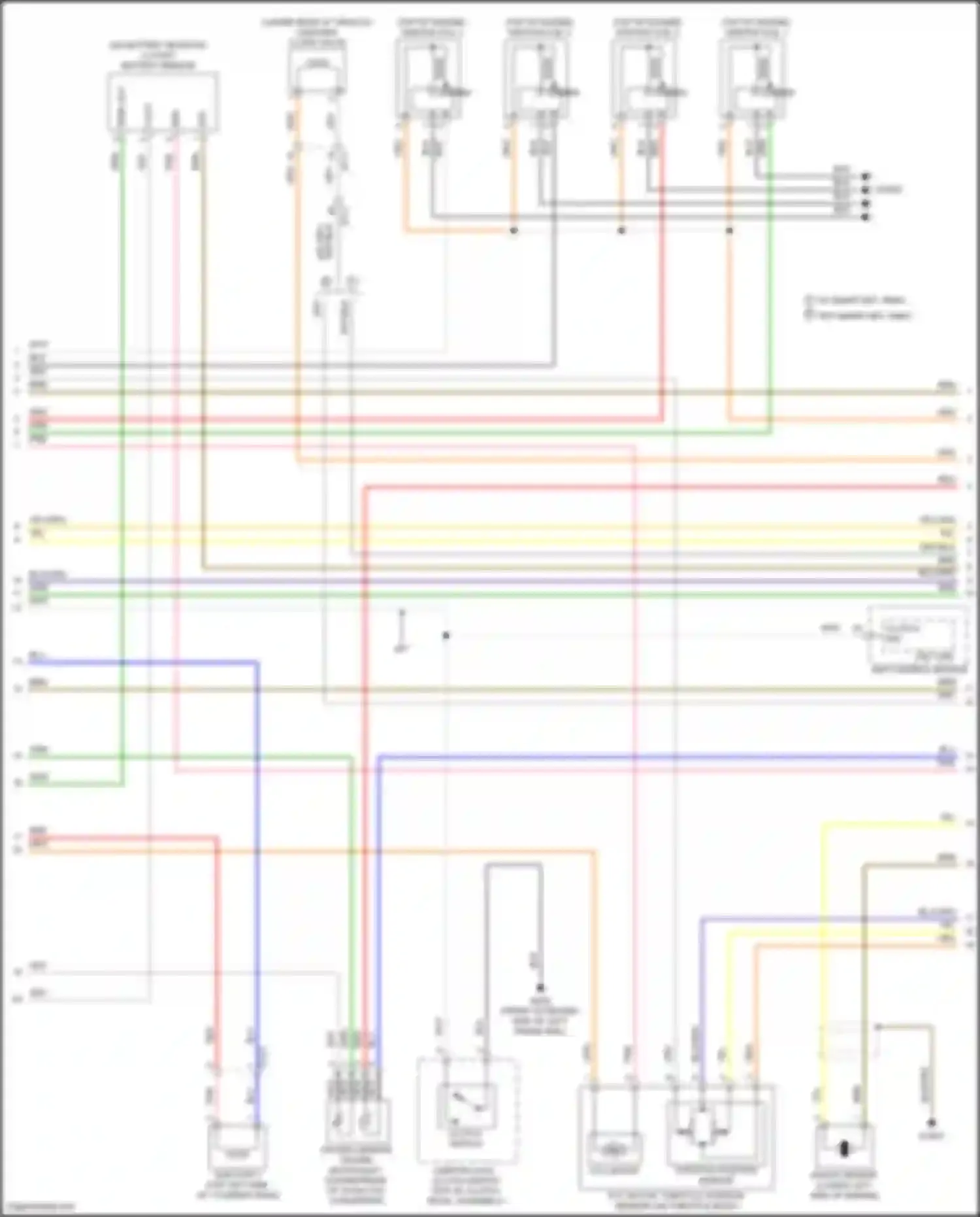 Avante Hyundai VI facelift (2018-2020): Wiring diagram engine performance 1.6l turbo (2 of 6)