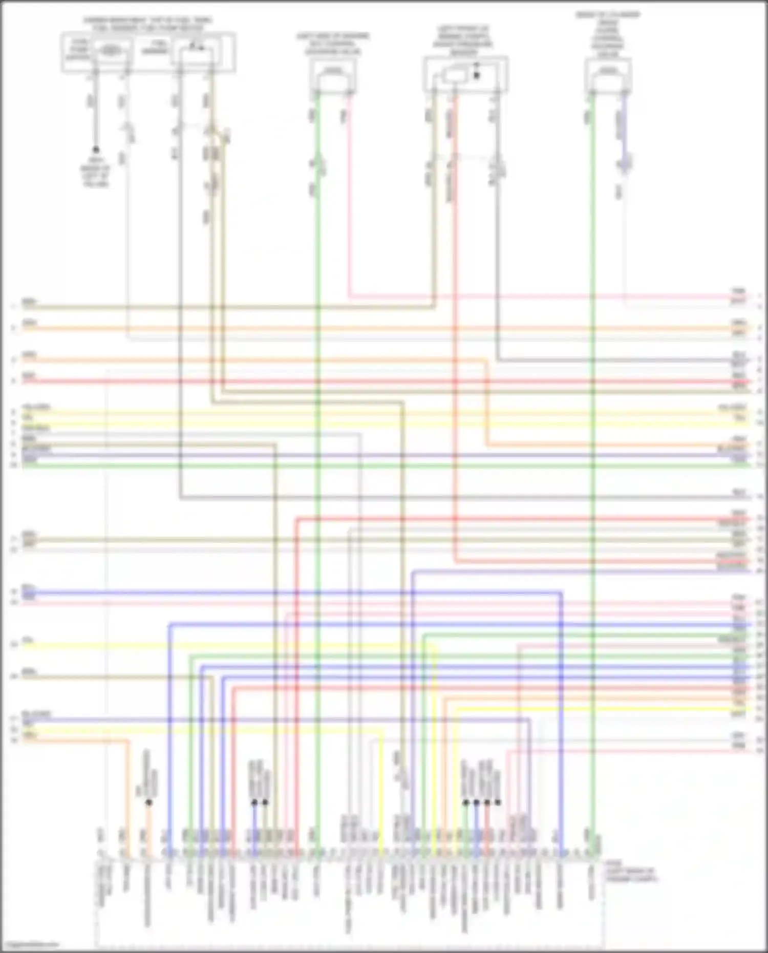 Avante Hyundai VI facelift (2018-2020): Wiring diagram engine performance 1.6l turbo (3 of 6)