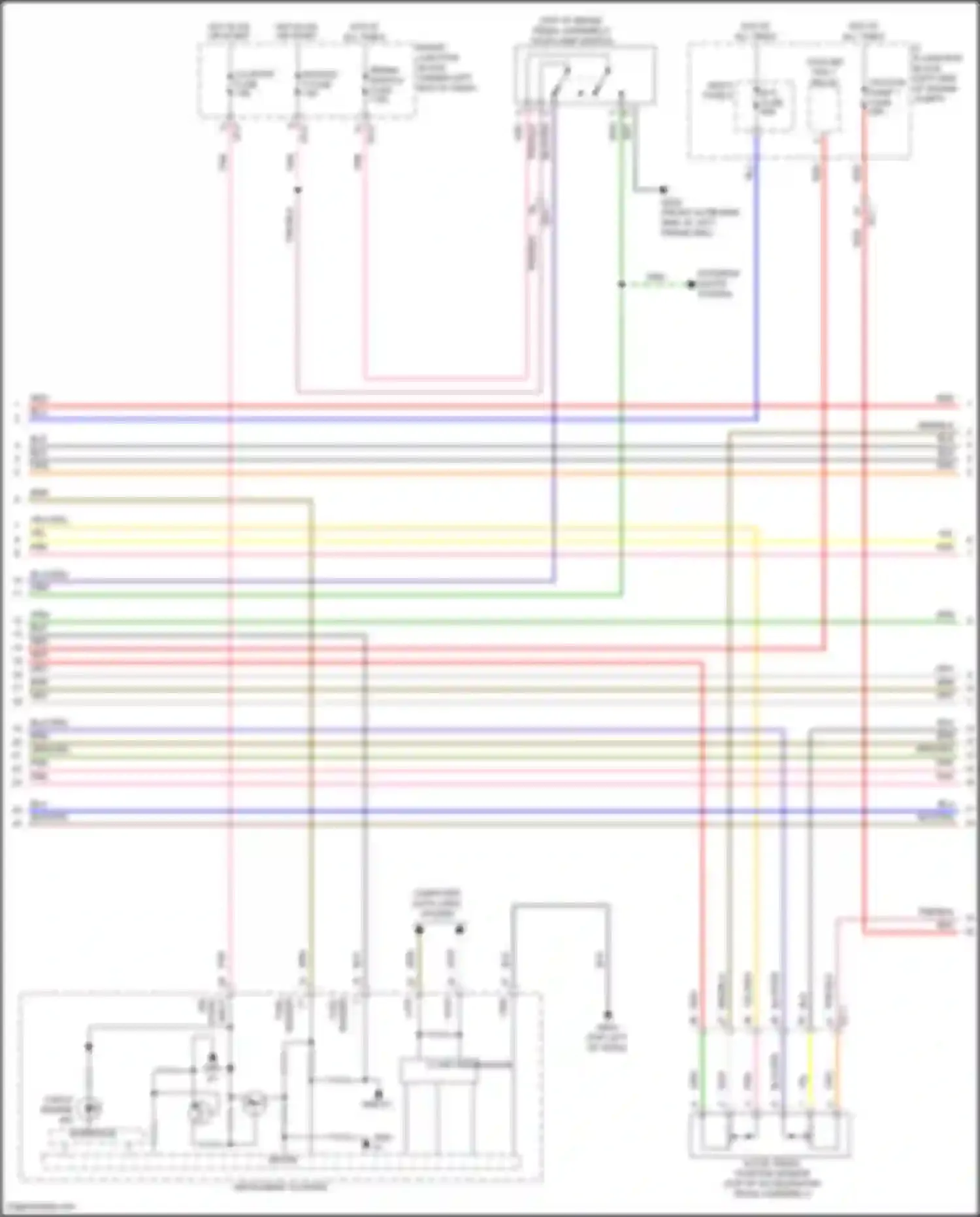 Avante Hyundai VI facelift (2018-2020): Wiring diagram engine performance 1.6l turbo (5 of 6)