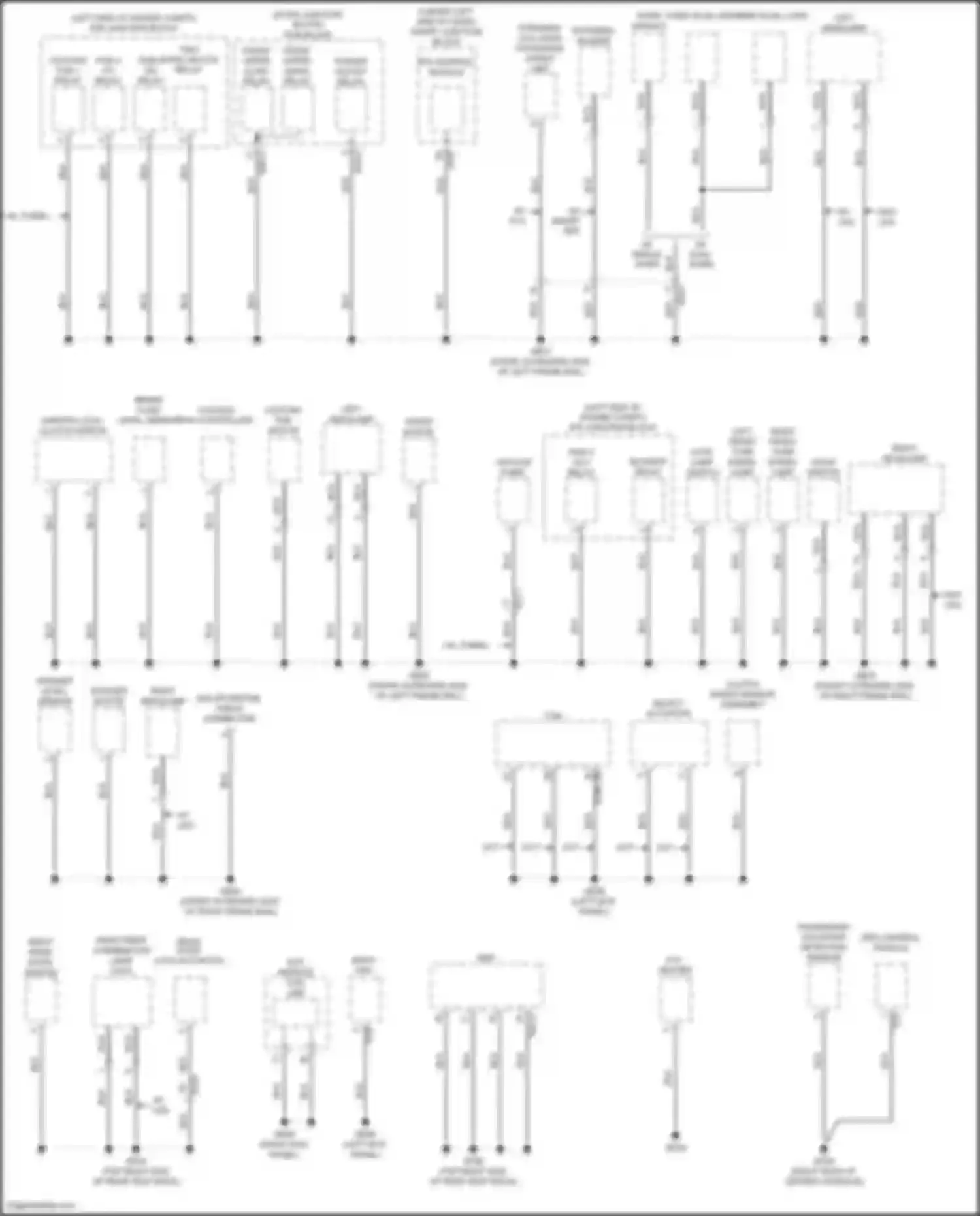 Avante Hyundai VI facelift (2018-2020): Ground distribution circuit, ad (2 of 4)