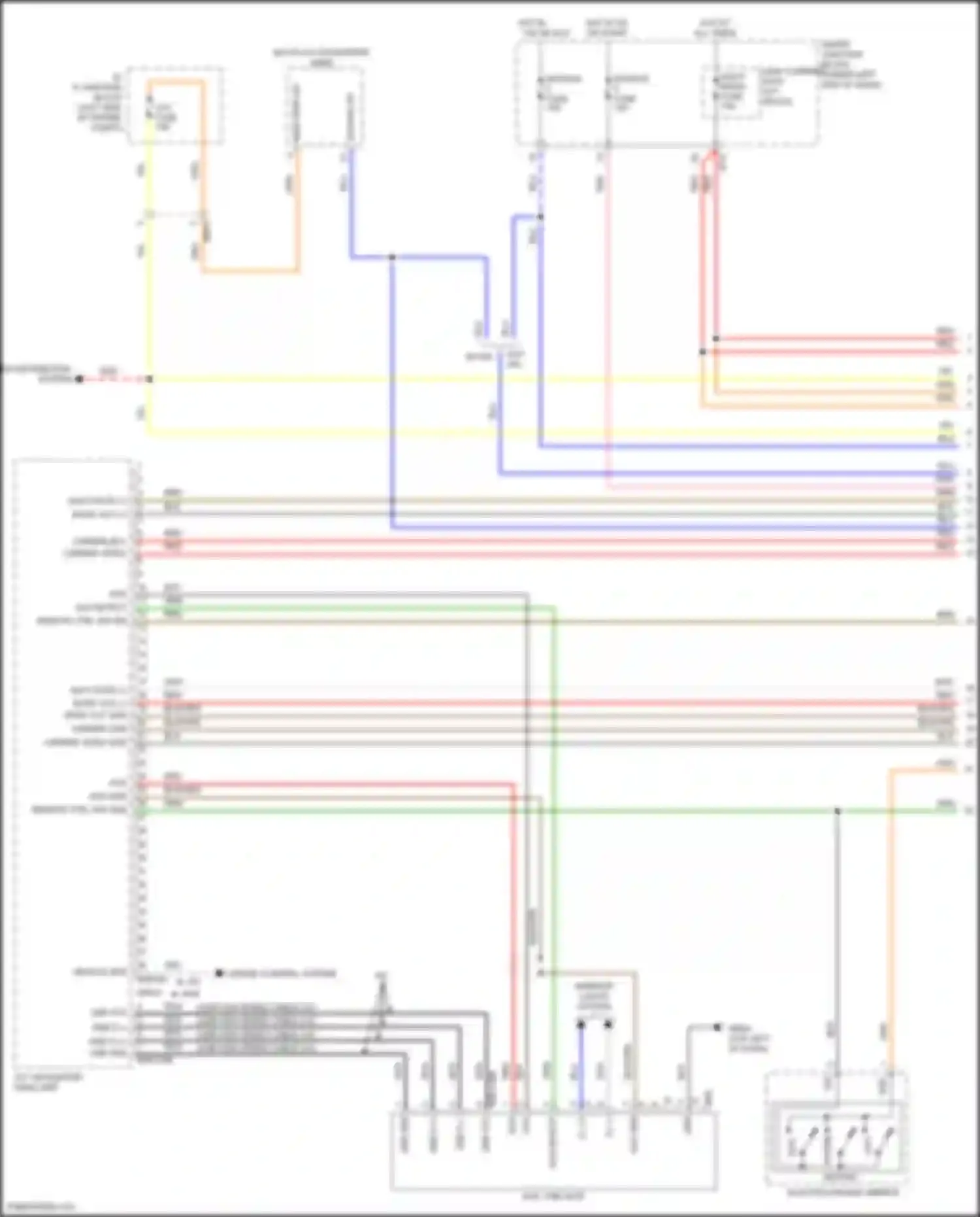 Avante Hyundai VI facelift (2018-2020): Radio circuit, w/ navigation & amplifier (1 of 4)