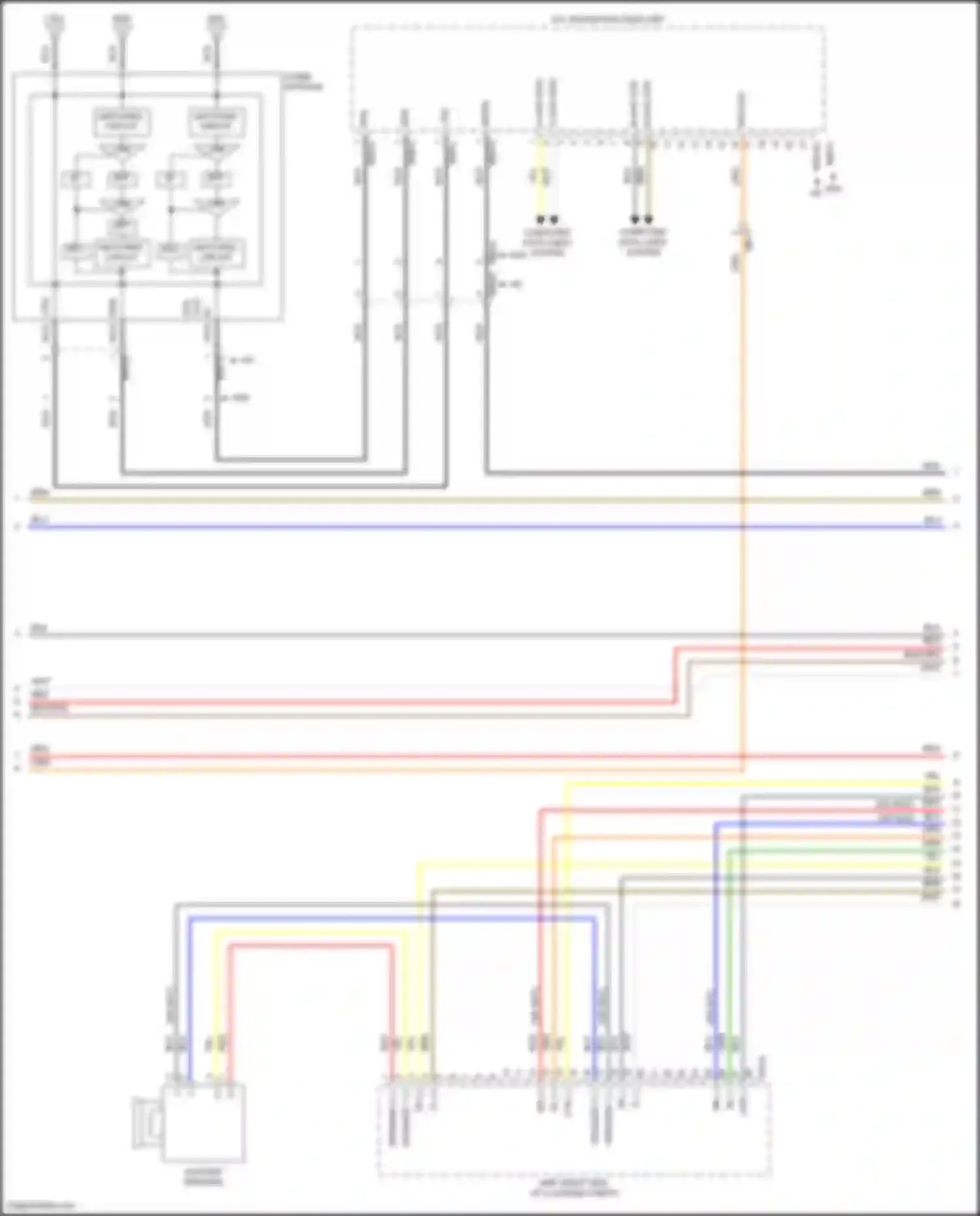 Avante Hyundai VI facelift (2018-2020): Radio circuit, w/ navigation & amplifier (3 of 4)