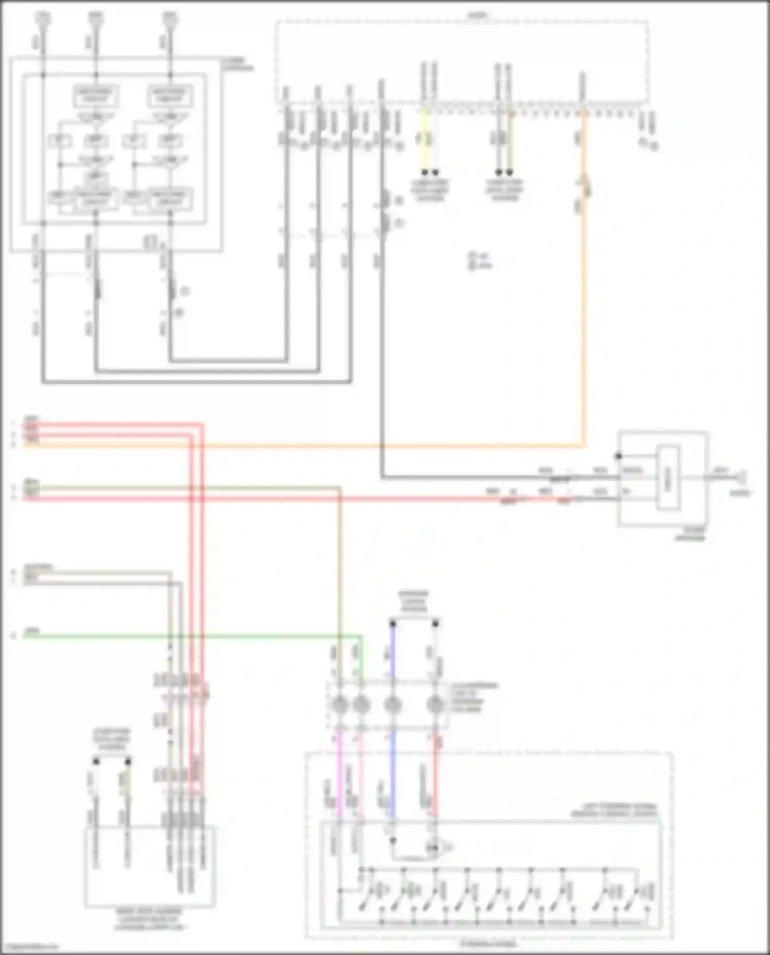 Avante Hyundai VI facelift (2018-2020): Radio circuit, w/o navigation w/ display w/o amplifier (3 of 3)