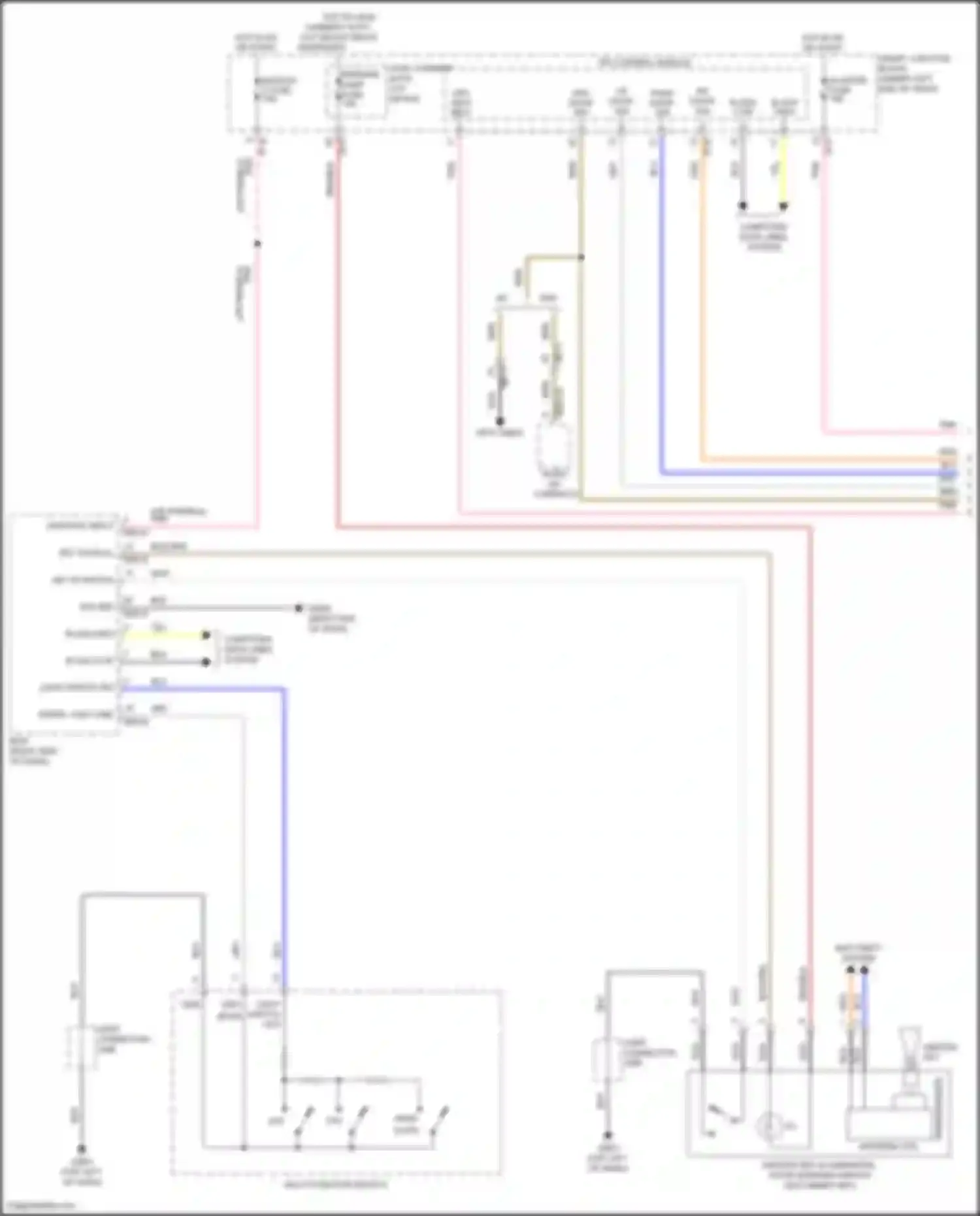 Avante Hyundai VI facelift (2018-2020): Chime circuit (1 of 2)