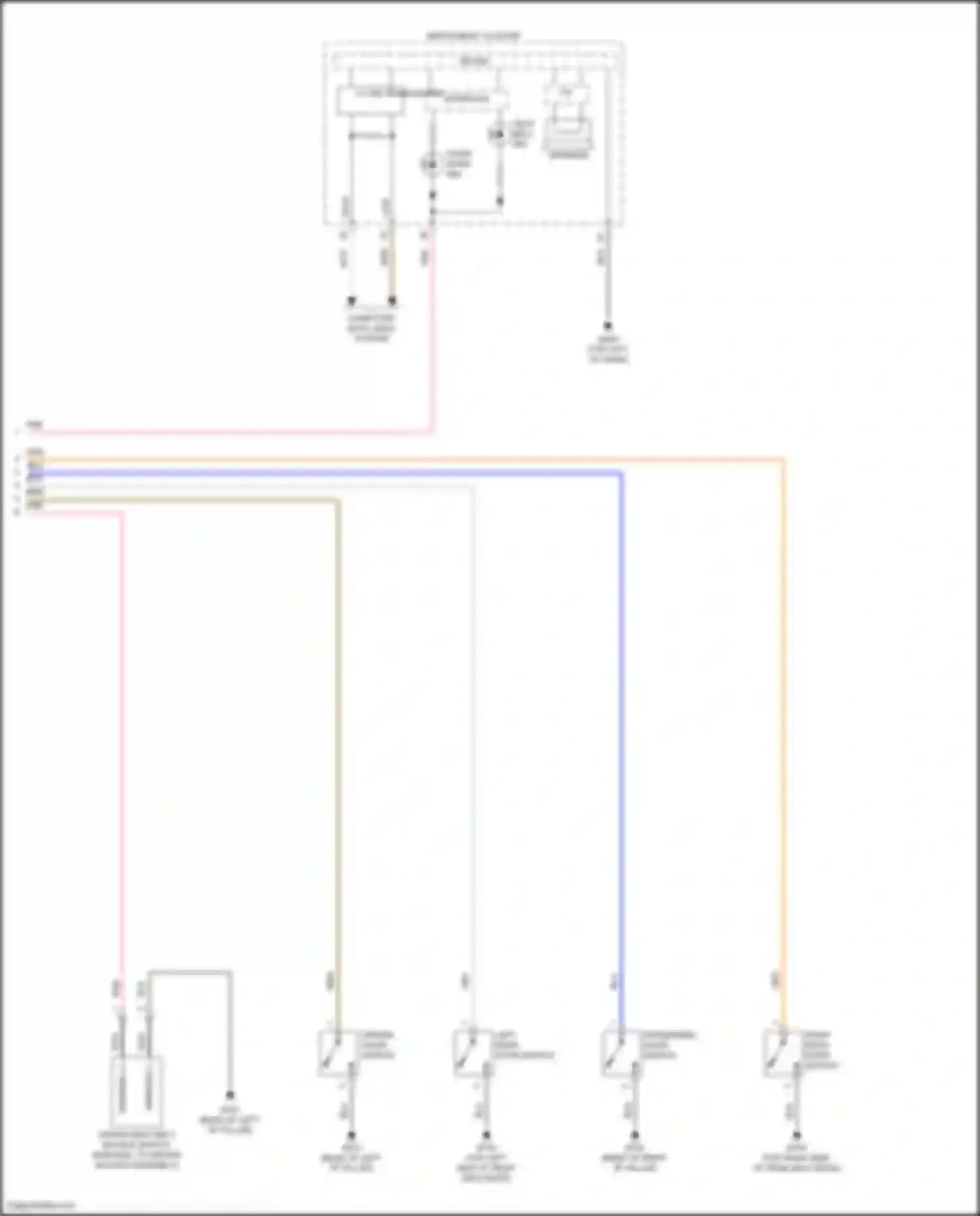 Avante Hyundai VI facelift (2018-2020): Chime circuit (2 of 2)