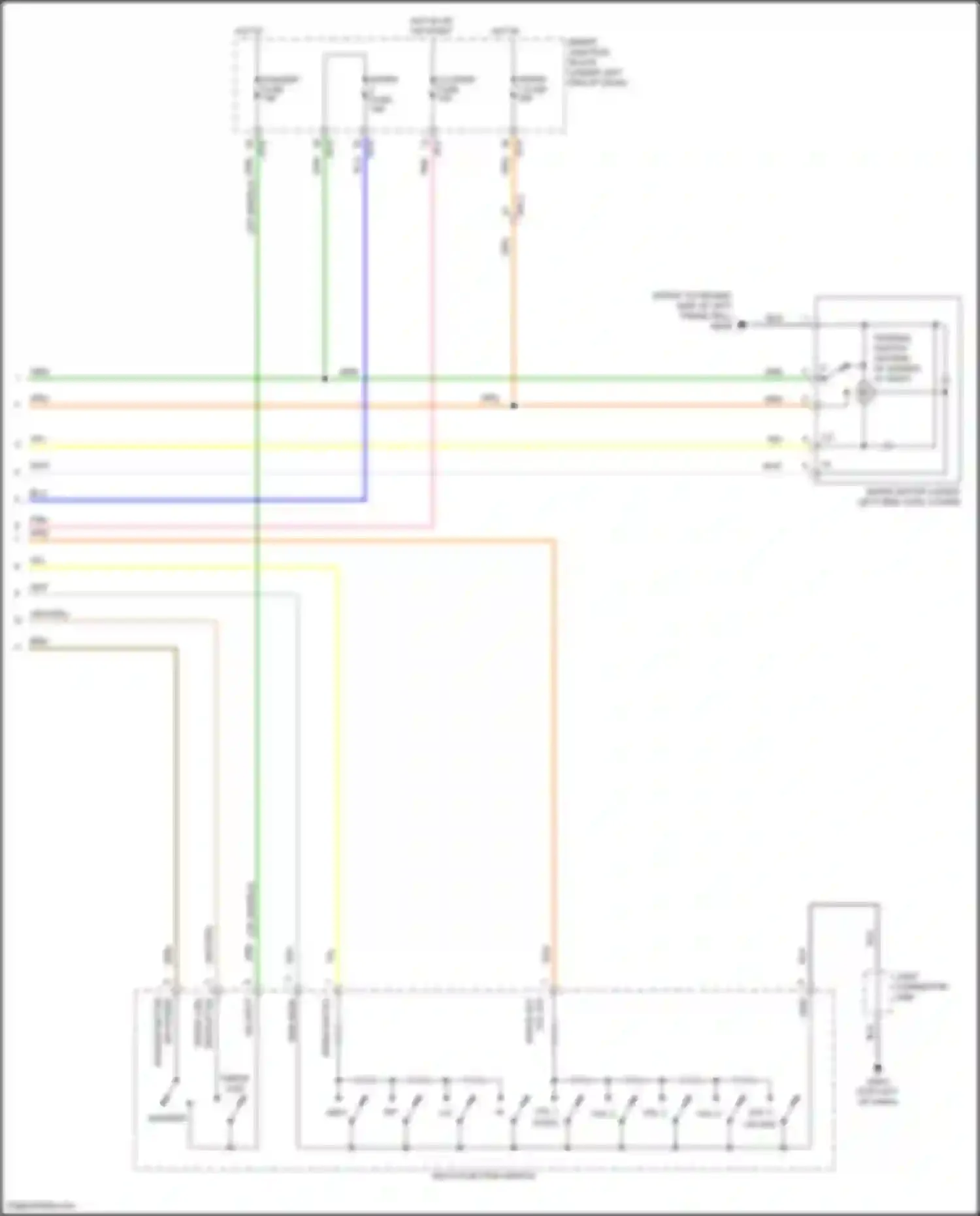 Avante Hyundai VI facelift (2018-2020): Wiper/washer circuit (2 of 2)