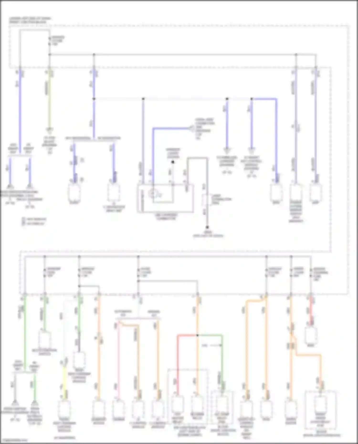 Wiring diagram a/c control module for Hyundai Avante VI facelift (2018-2020) (7 of 20)