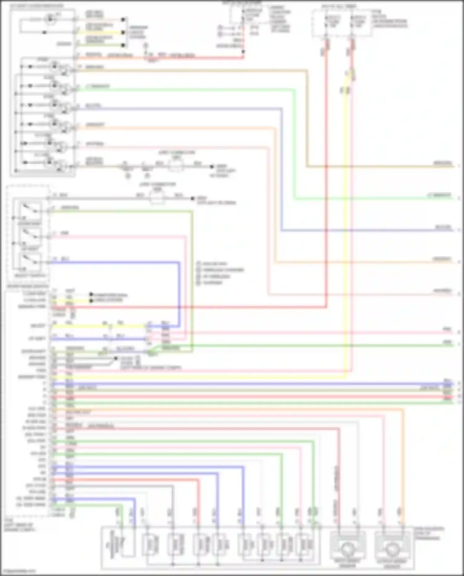 Wiring diagram a/t shift lever indicator for Hyundai Avante VI facelift (2018-2020) (11 of 11)
