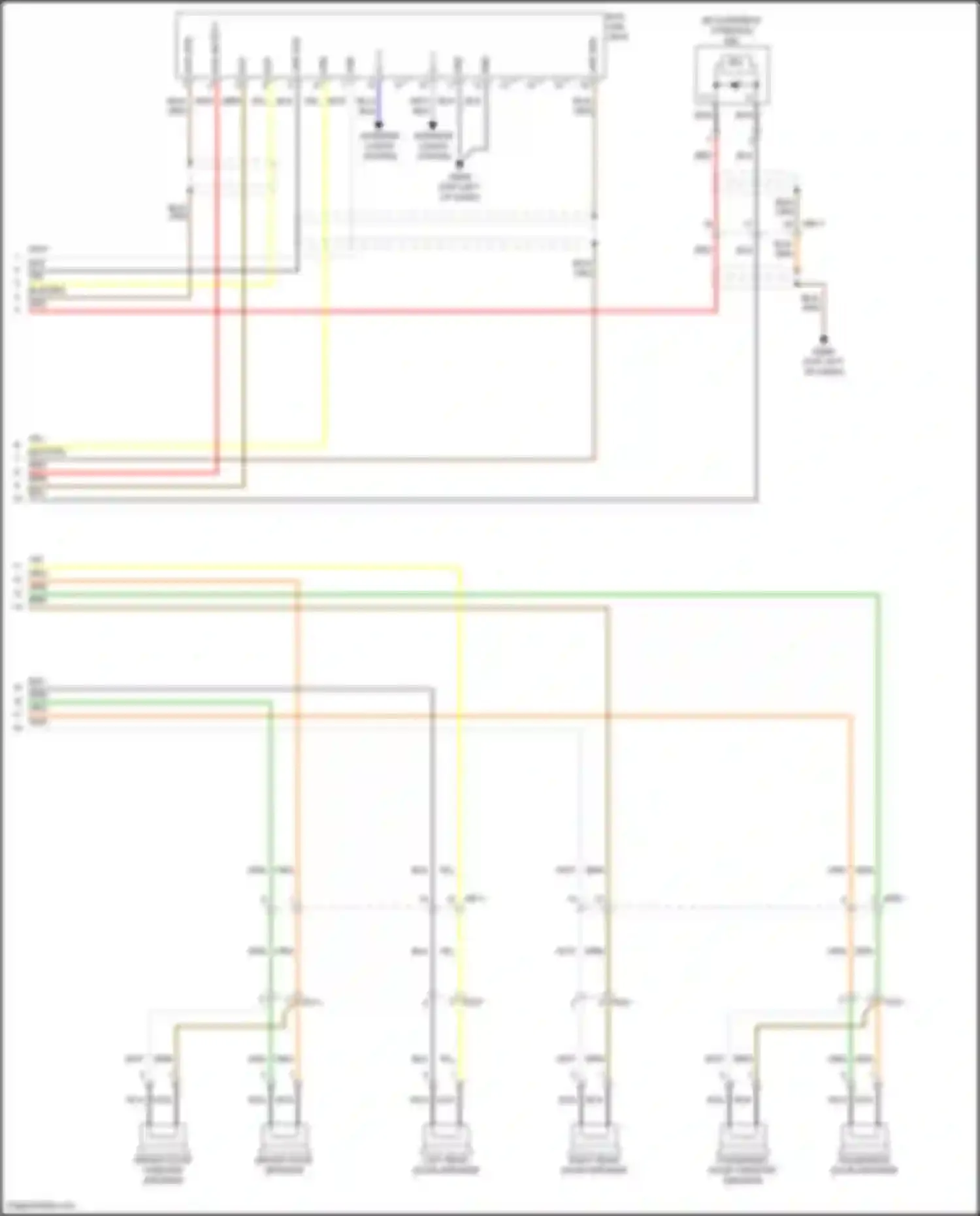 Wiring diagram blk/org for Hyundai Avante VI facelift (2018-2020) (31 of 60)