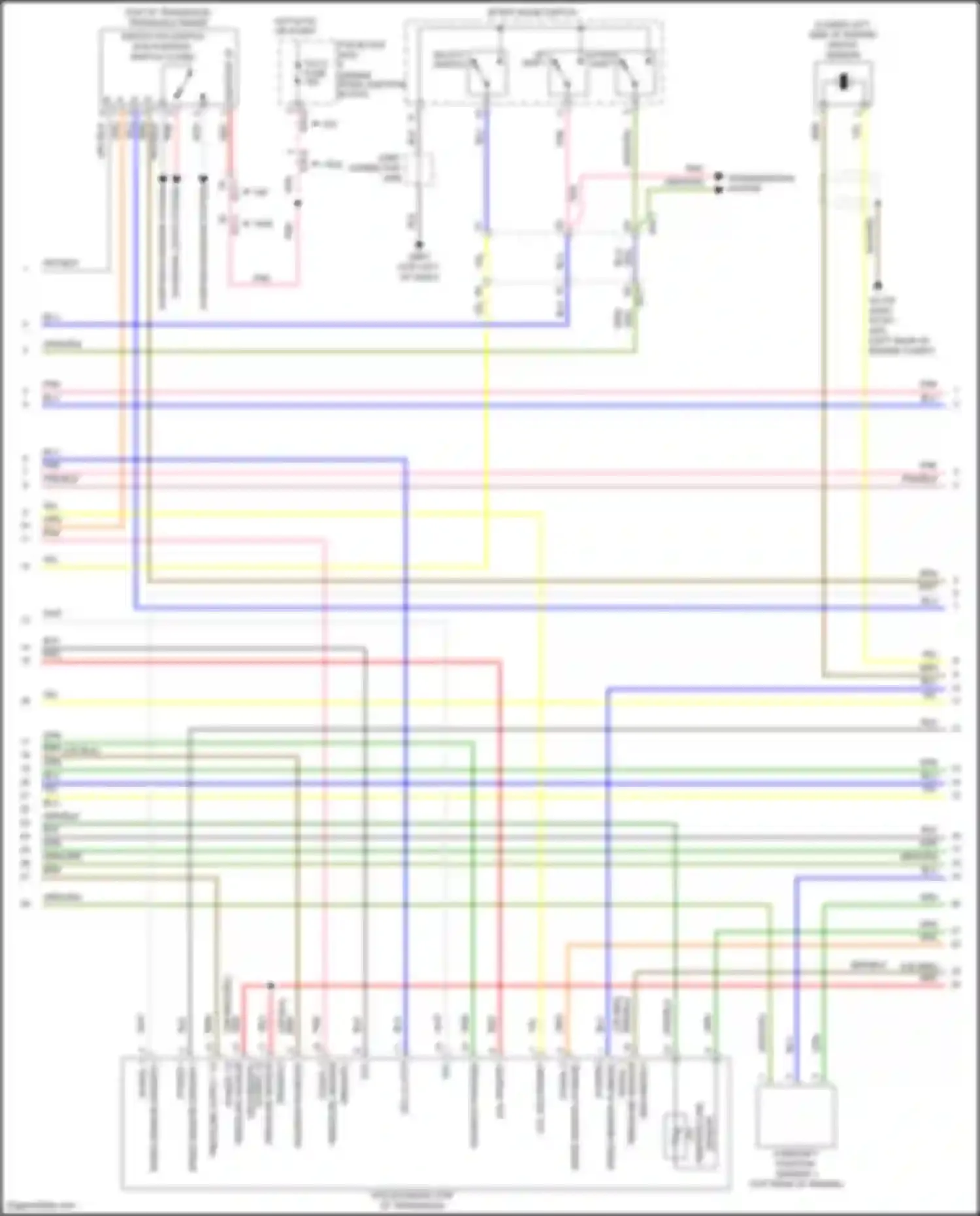Wiring diagram blk/org for Hyundai Avante VI facelift (2018-2020) (59 of 60)