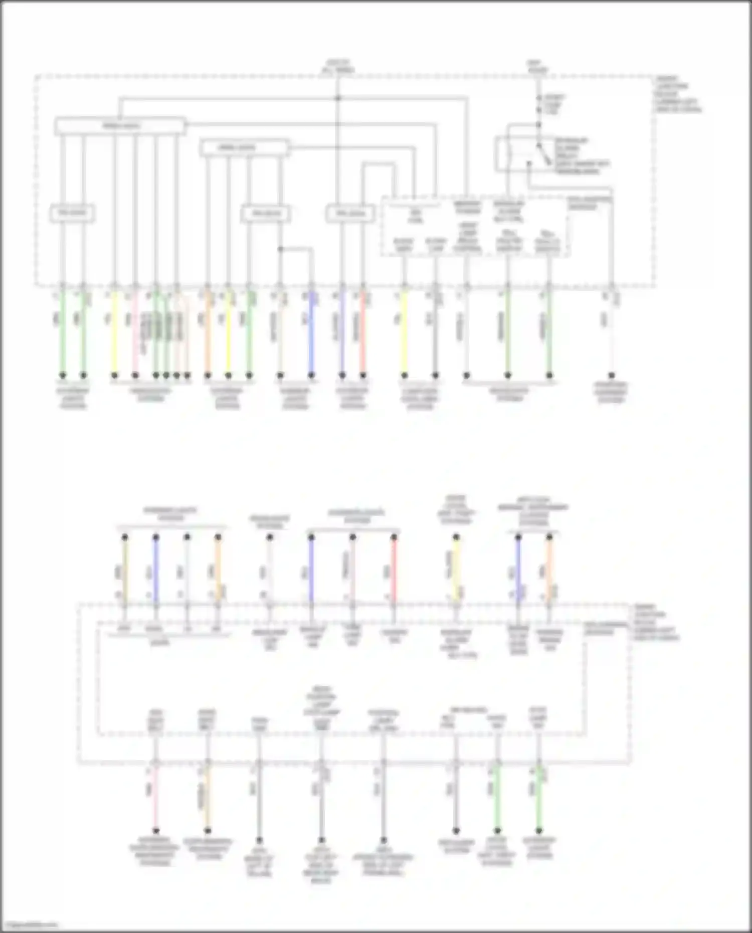 Wiring diagram computer data lines system for Hyundai Avante VI facelift (2018-2020) (9 of 105)