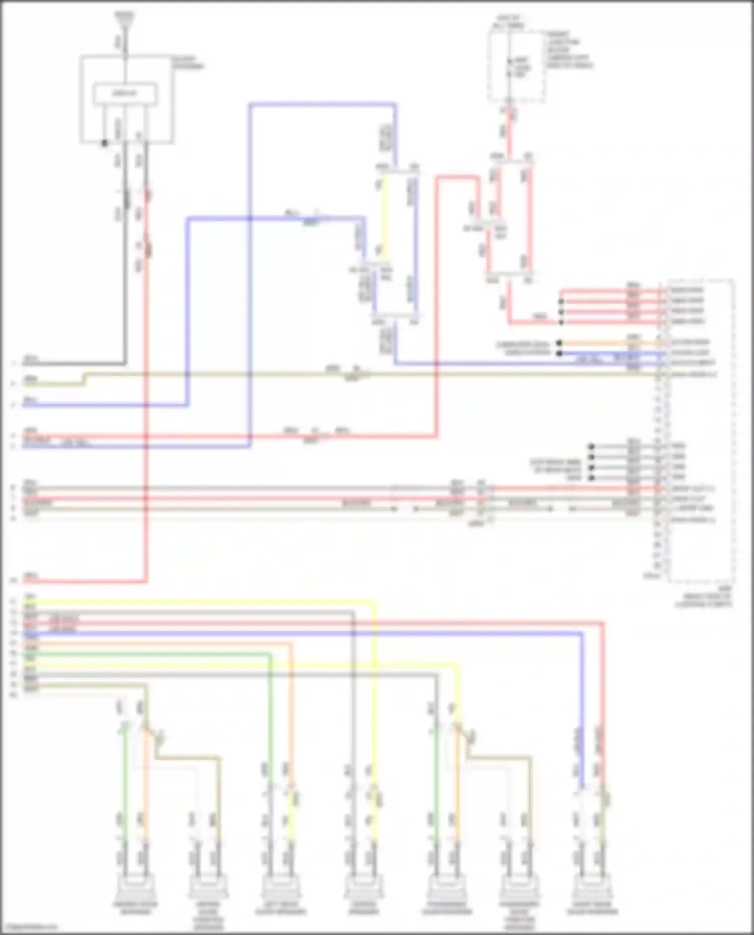 Wiring diagram computer data lines system for Hyundai Avante VI facelift (2018-2020) (69 of 105)