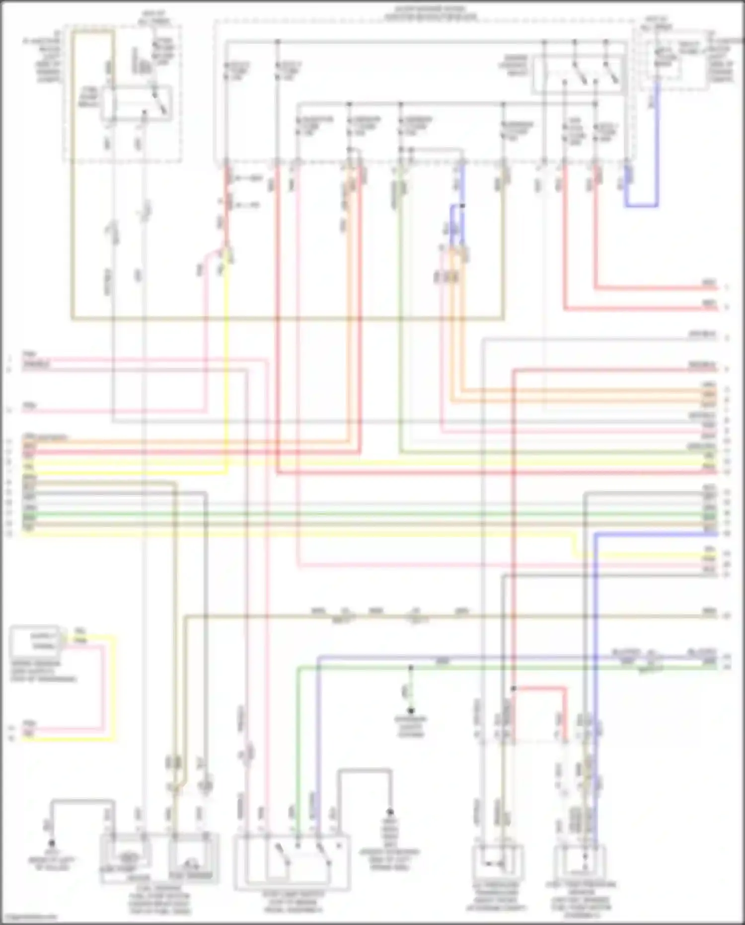 Wiring diagram engine control relay for Hyundai Avante VI facelift (2018-2020) (9 of 9)