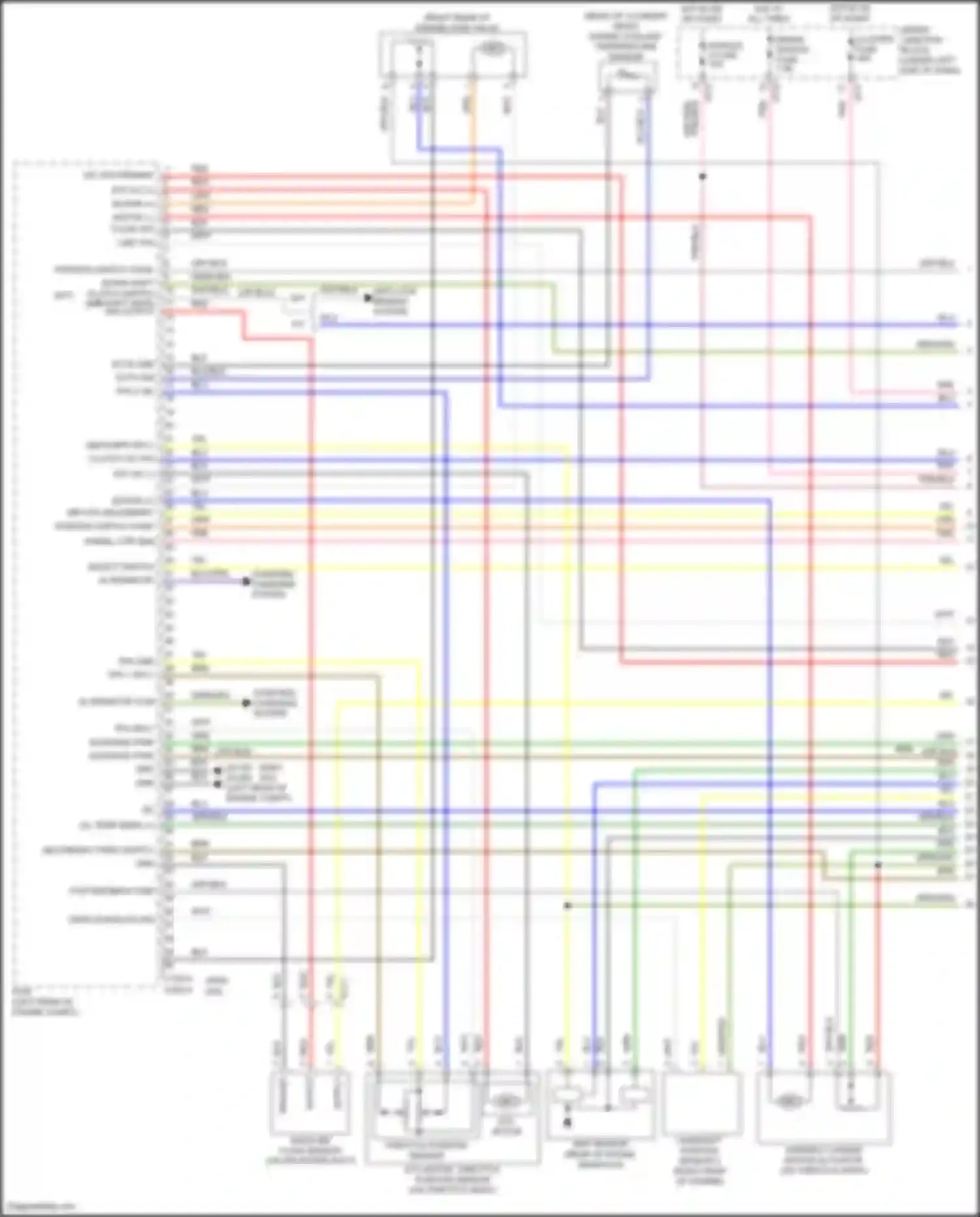 Wiring diagram engine coolant temperature sensor for Hyundai Avante VI facelift (2018-2020) (6 of 7)