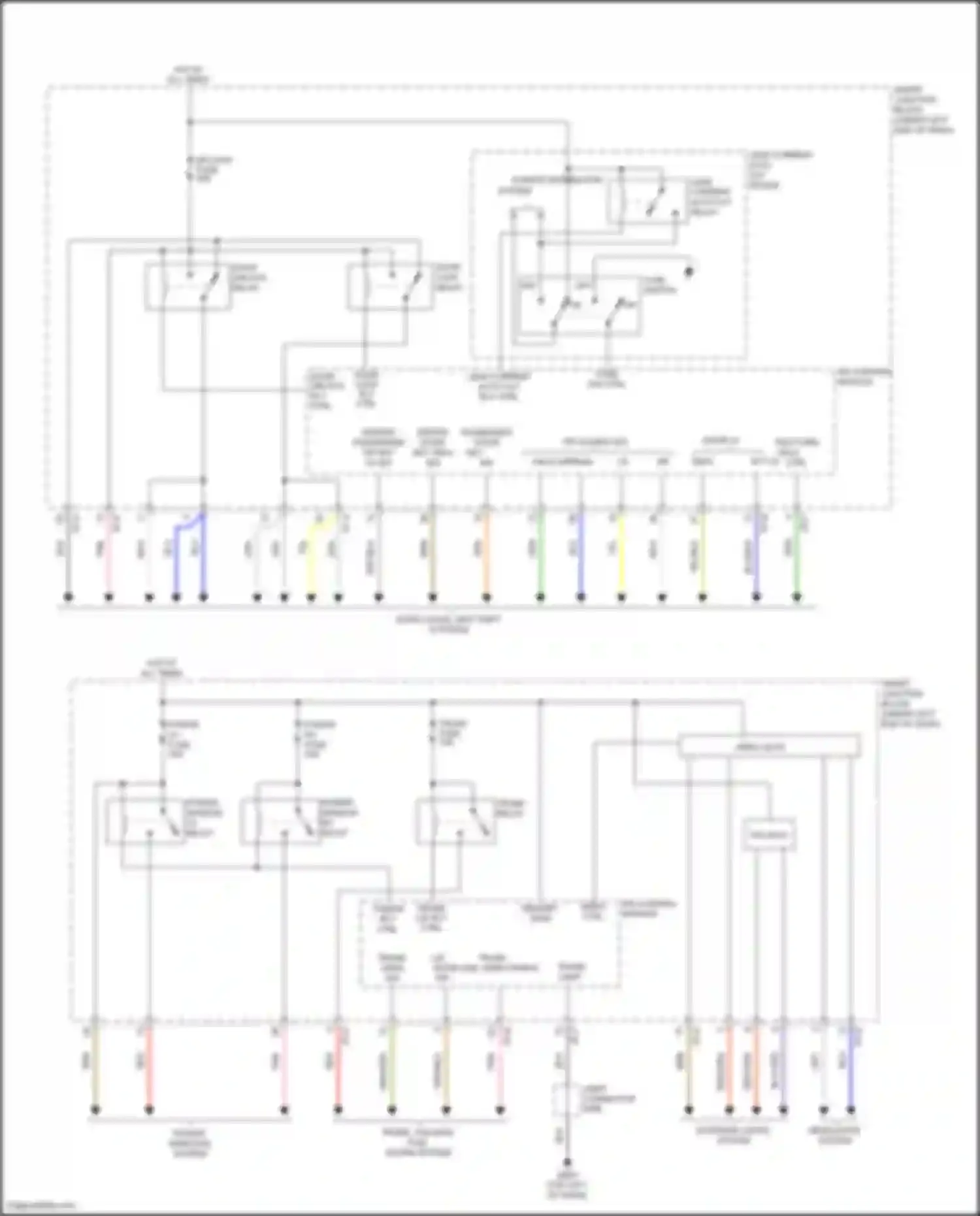 Wiring diagram fuse sw ctrl for Hyundai Avante VI facelift (2018-2020) (1 of 2)