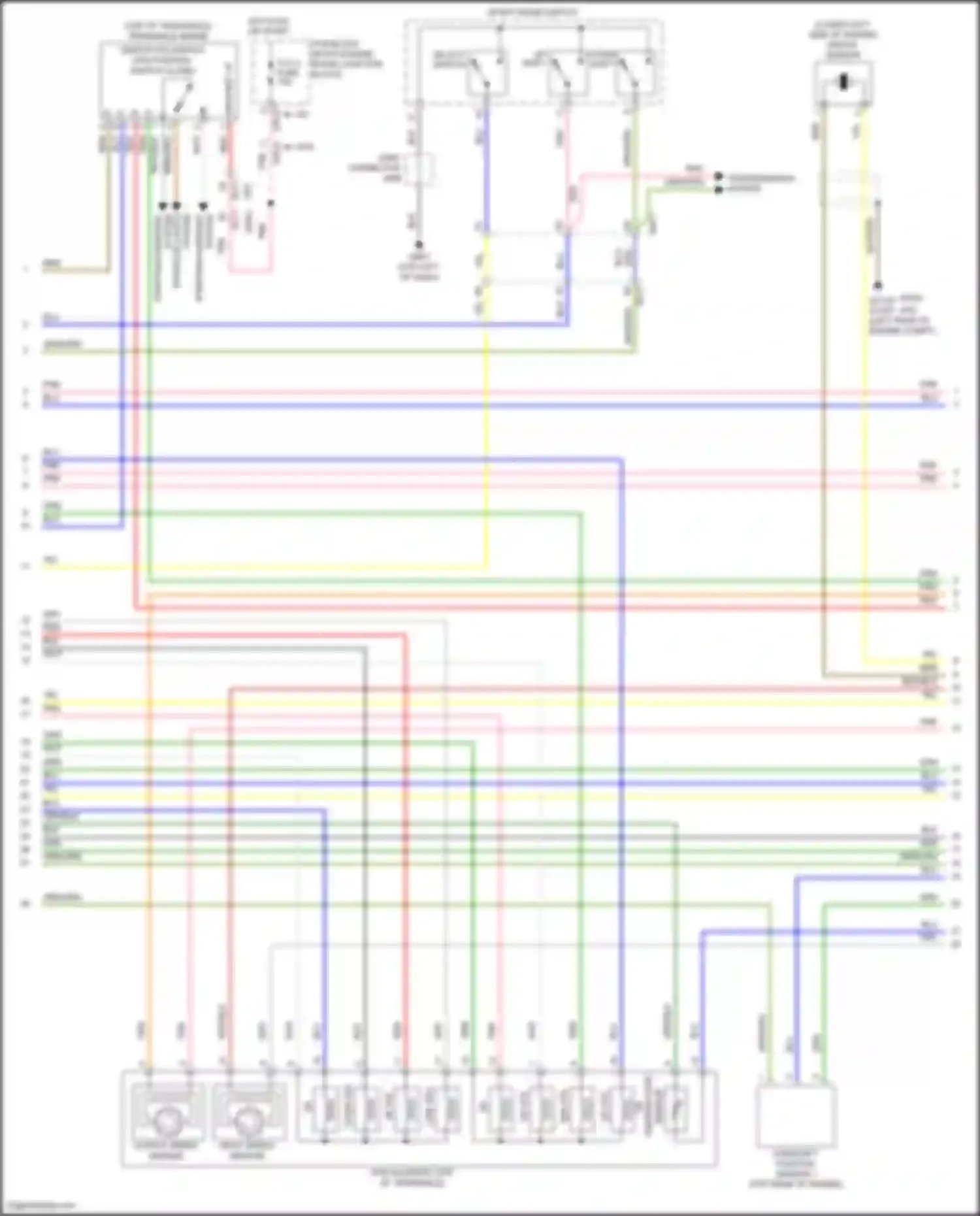Wiring diagram input speed sensor for Hyundai Avante VI facelift (2018-2020) (2 of 2)