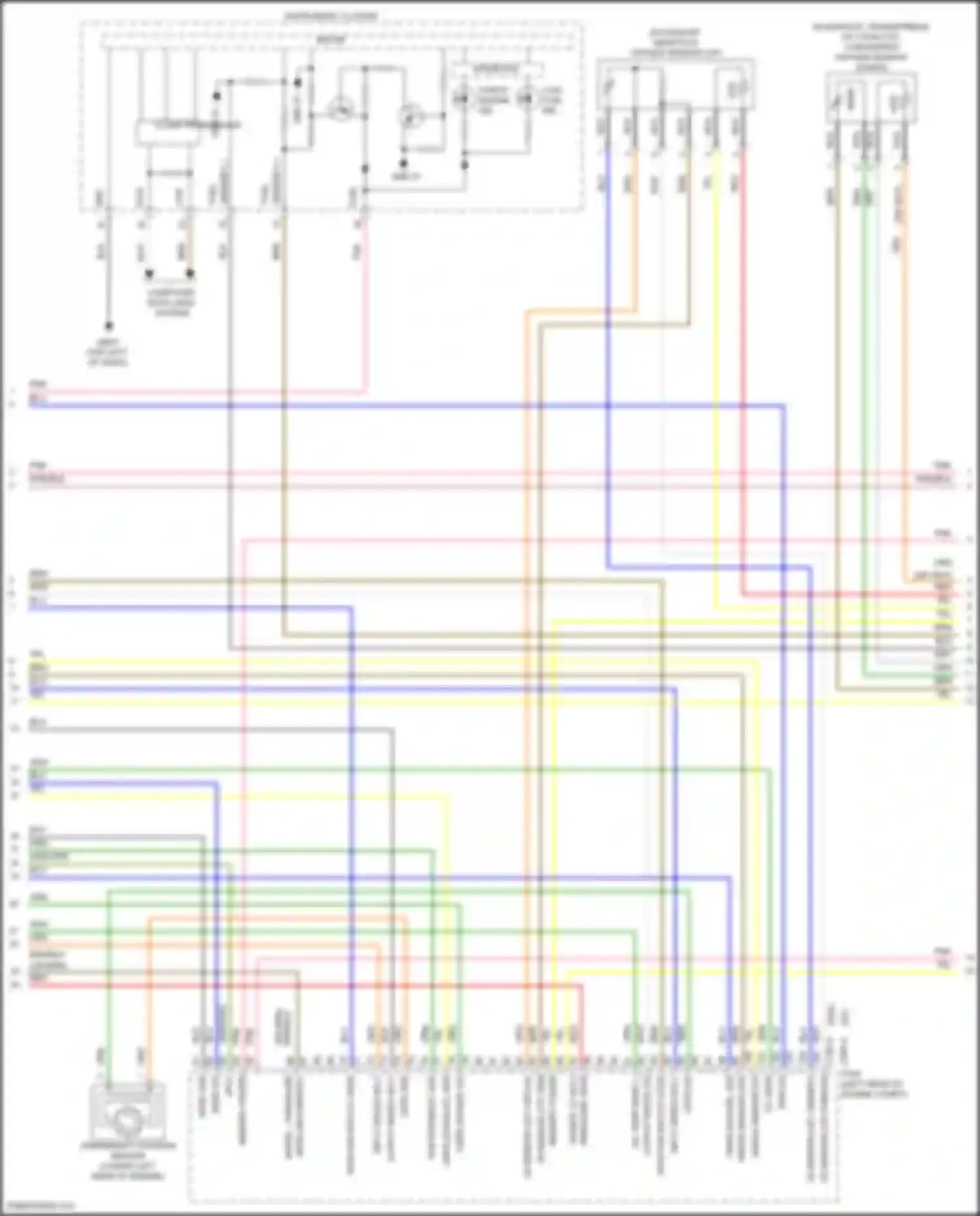 Wiring diagram knock sensor sig for Hyundai Avante VI facelift (2018-2020) (2 of 2)