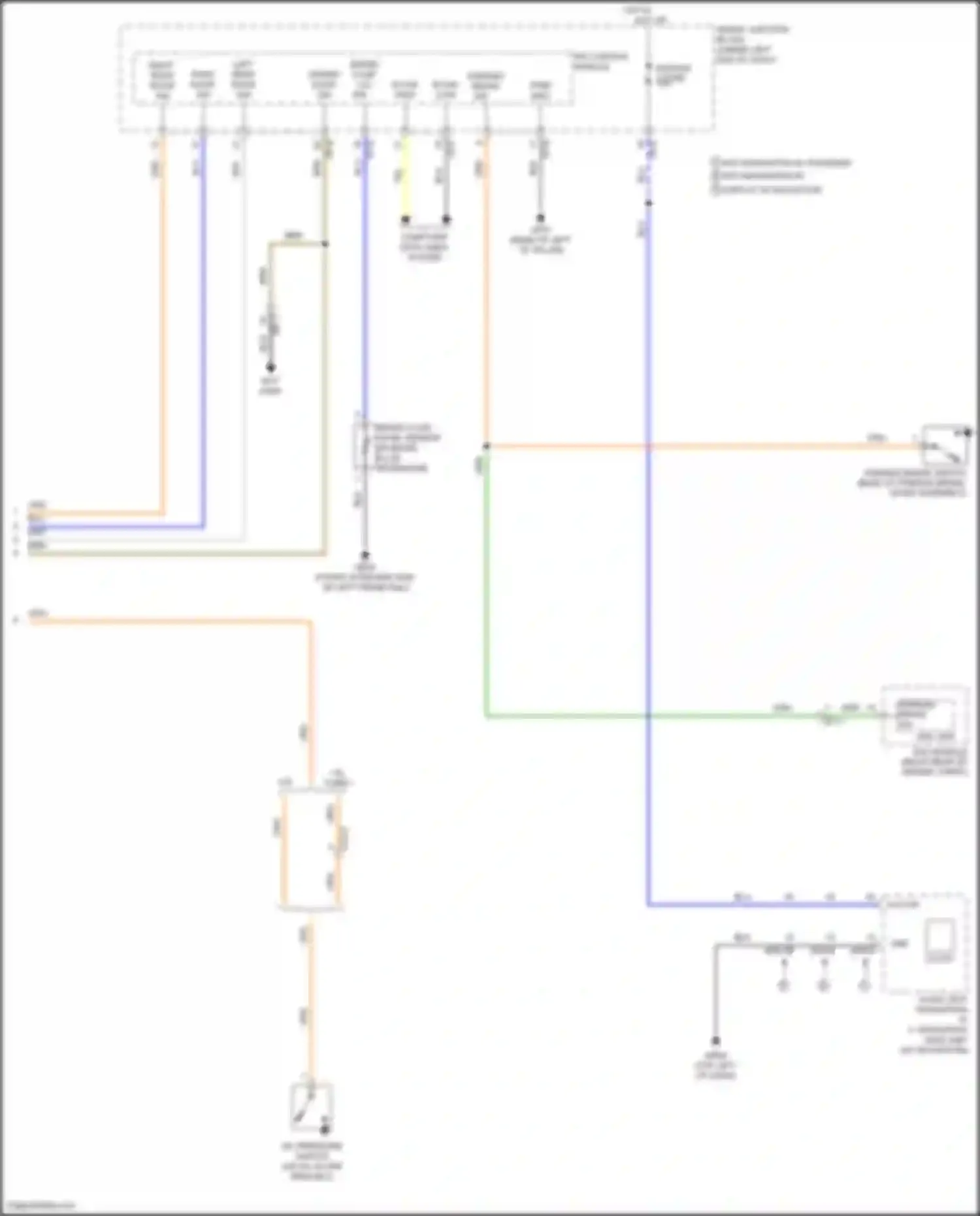 Wiring diagram module 2 fuse for Hyundai Avante VI facelift (2018-2020) (4 of 21)