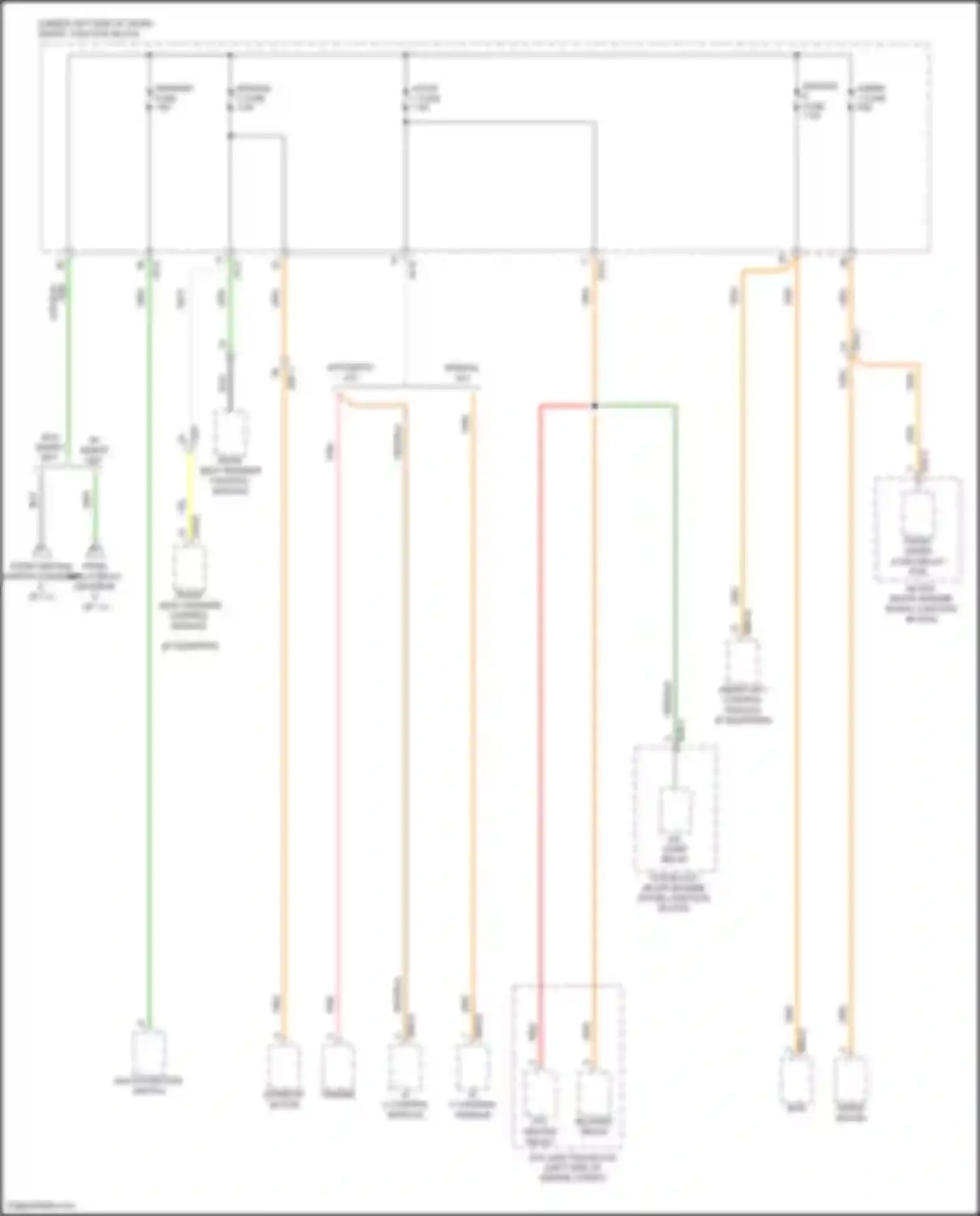 Wiring diagram module 6 fuse for Hyundai Avante VI facelift (2018-2020) (5 of 5)