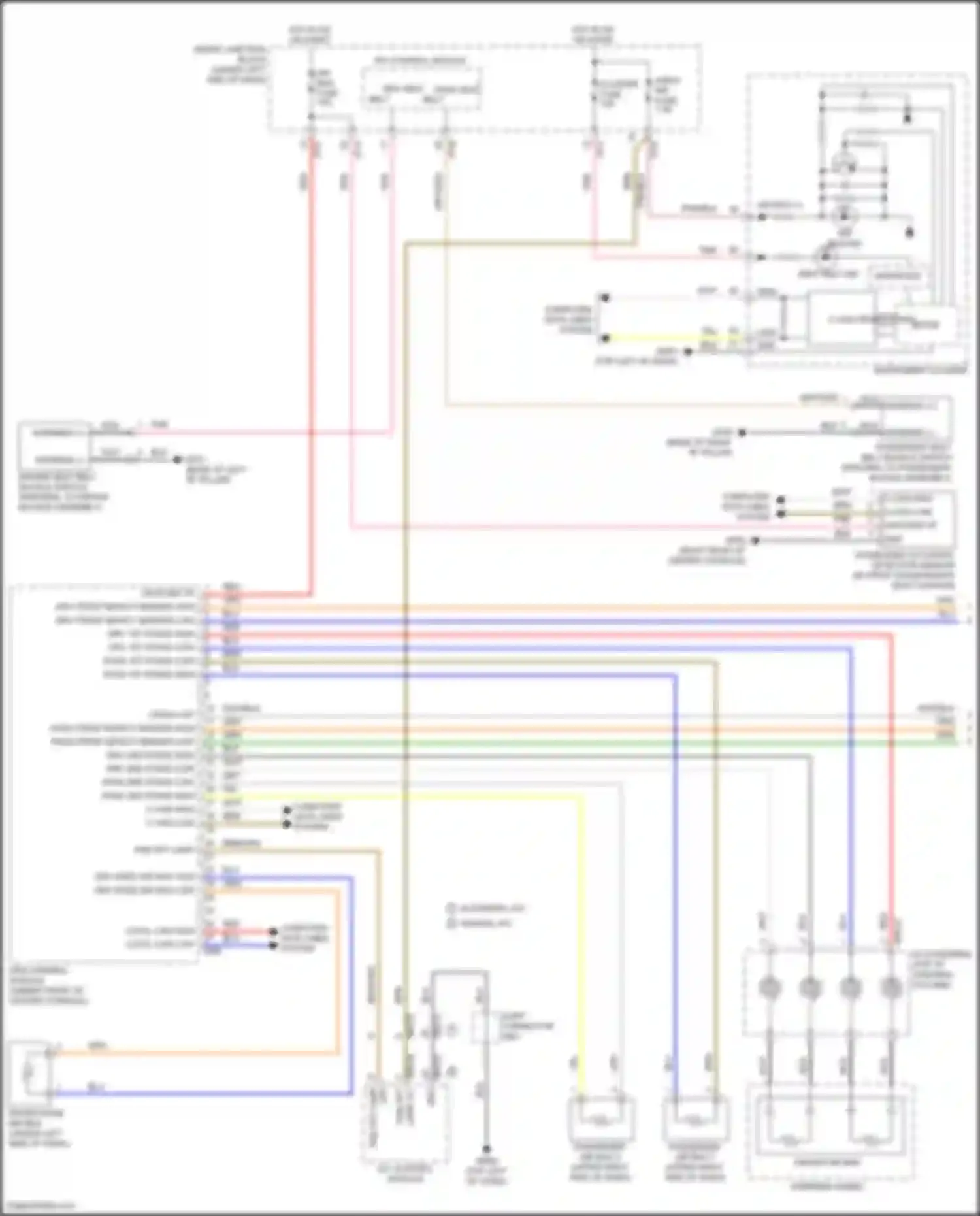 Wiring diagram passenger occupant detection sensor for Hyundai Avante VI facelift (2018-2020) (6 of 6)