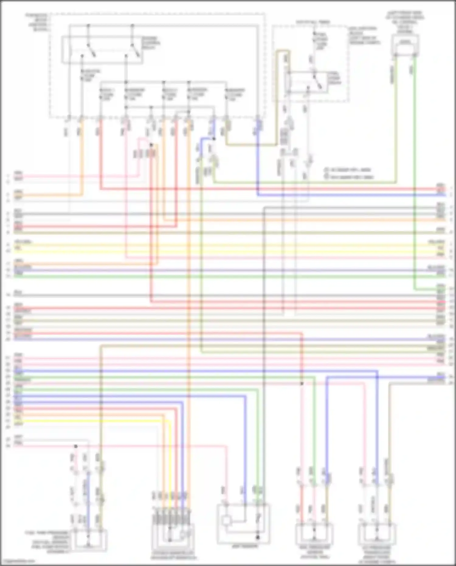 Wiring diagram pcb block for Hyundai Avante VI facelift (2018-2020) (26 of 31)