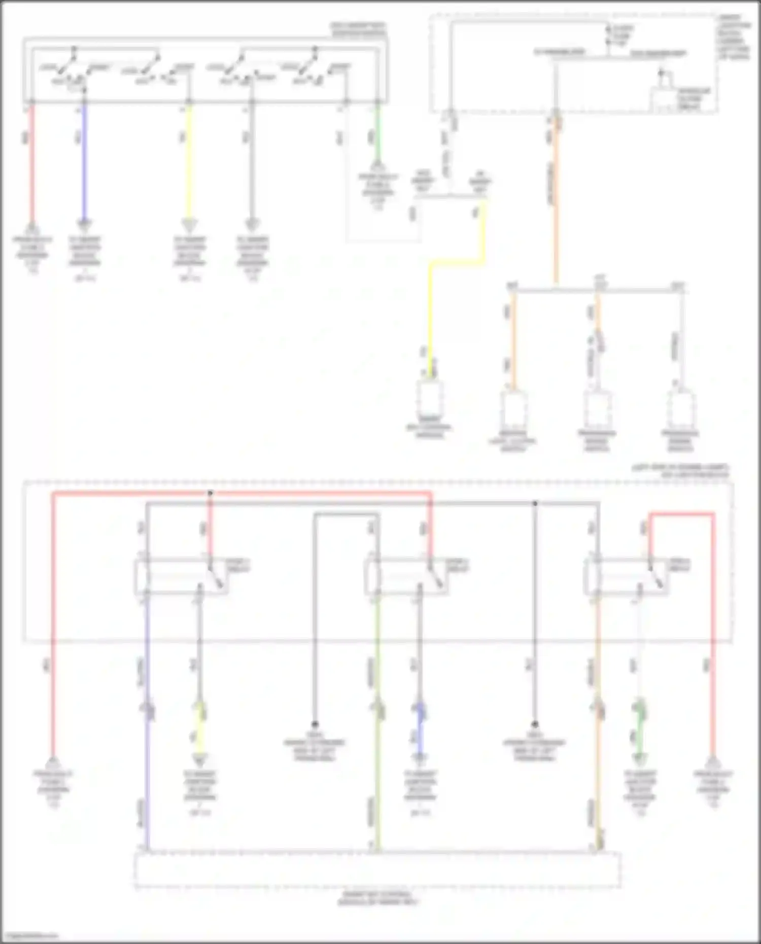 Wiring diagram pdm 2 relay for Hyundai Avante VI facelift (2018-2020) (1 of 1)