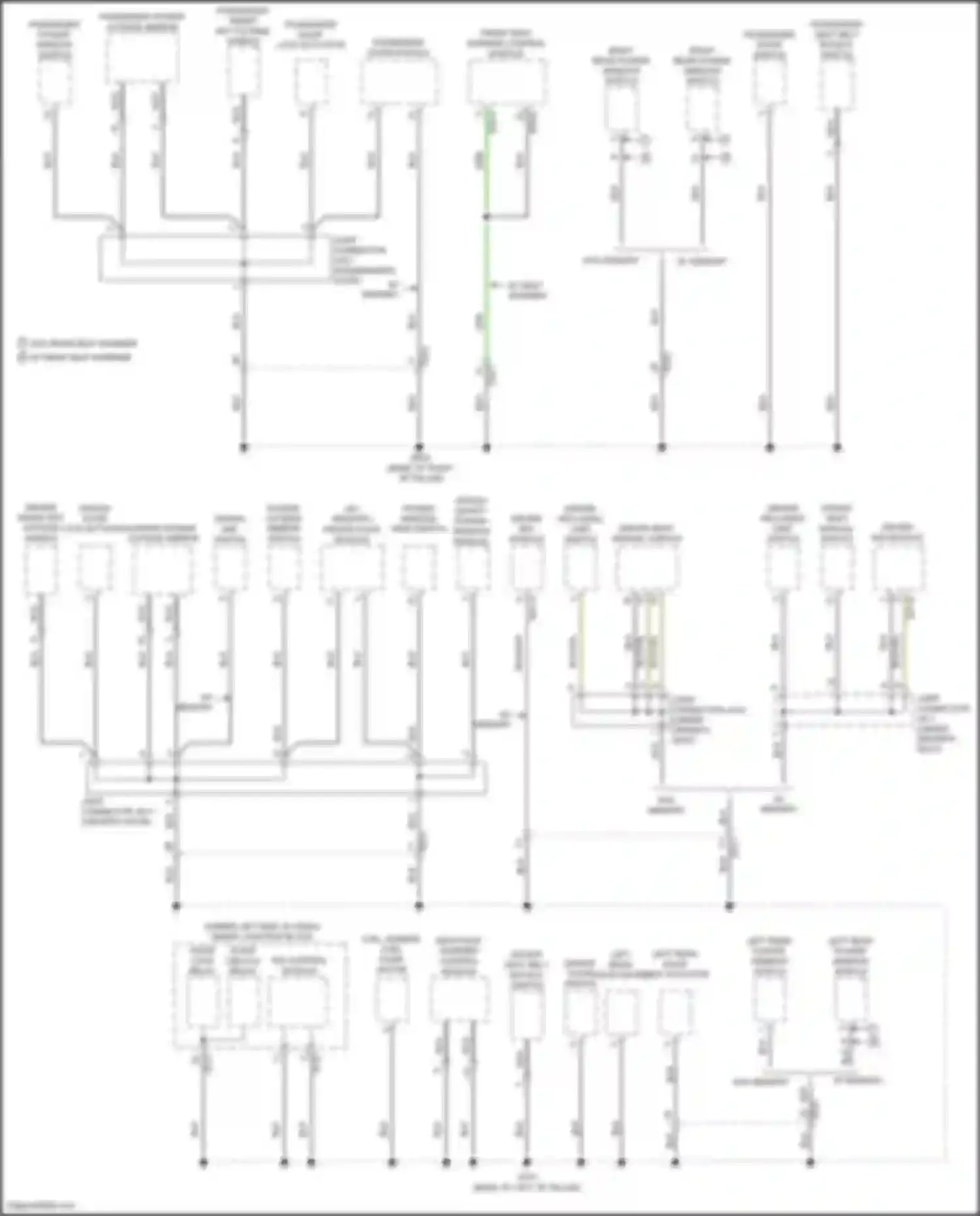 Wiring diagram power window main switch for Hyundai Avante VI facelift (2018-2020) (2 of 9)