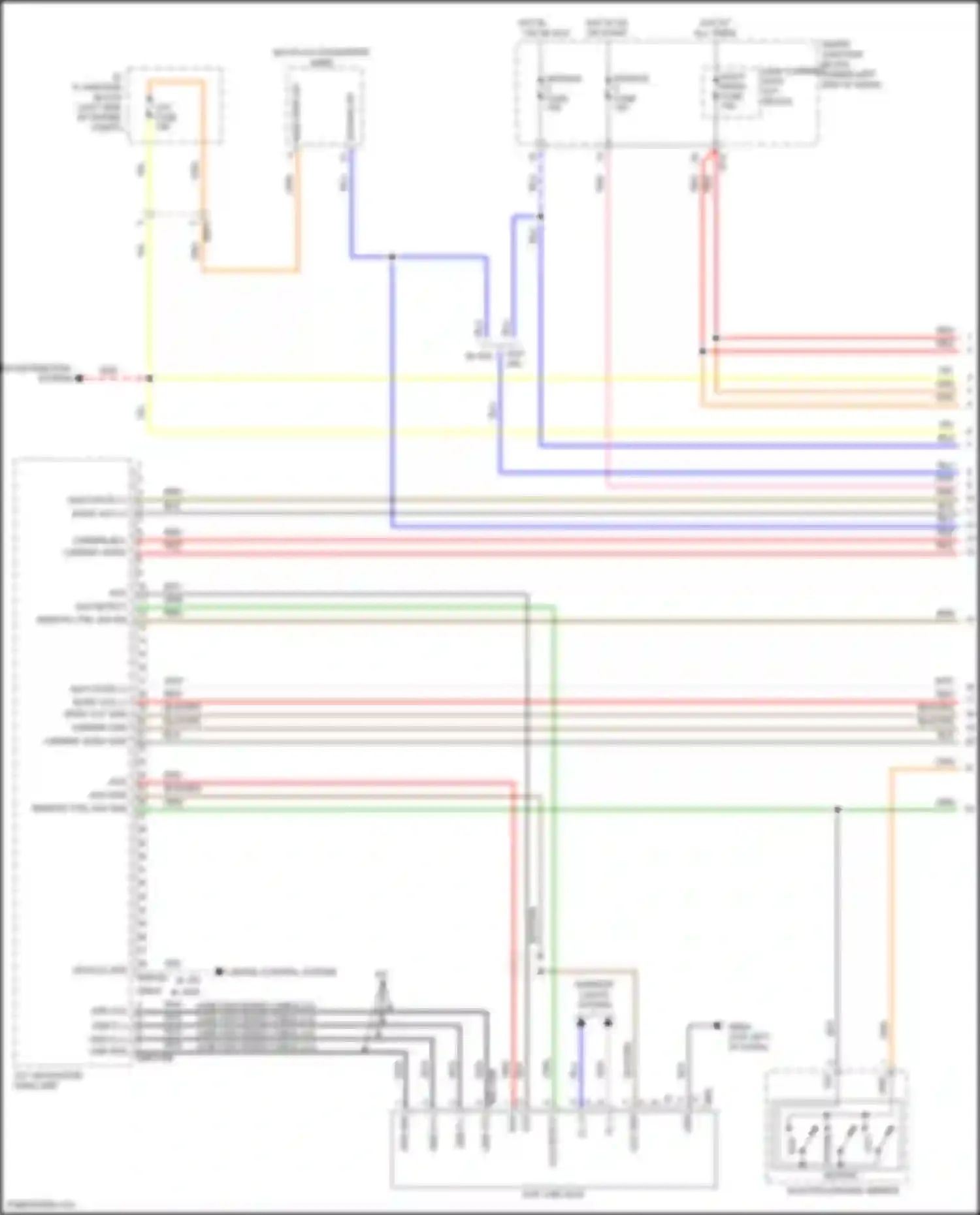 Wiring diagram remote ctrl sw sig for Hyundai Avante VI facelift (2018-2020) (1 of 9)