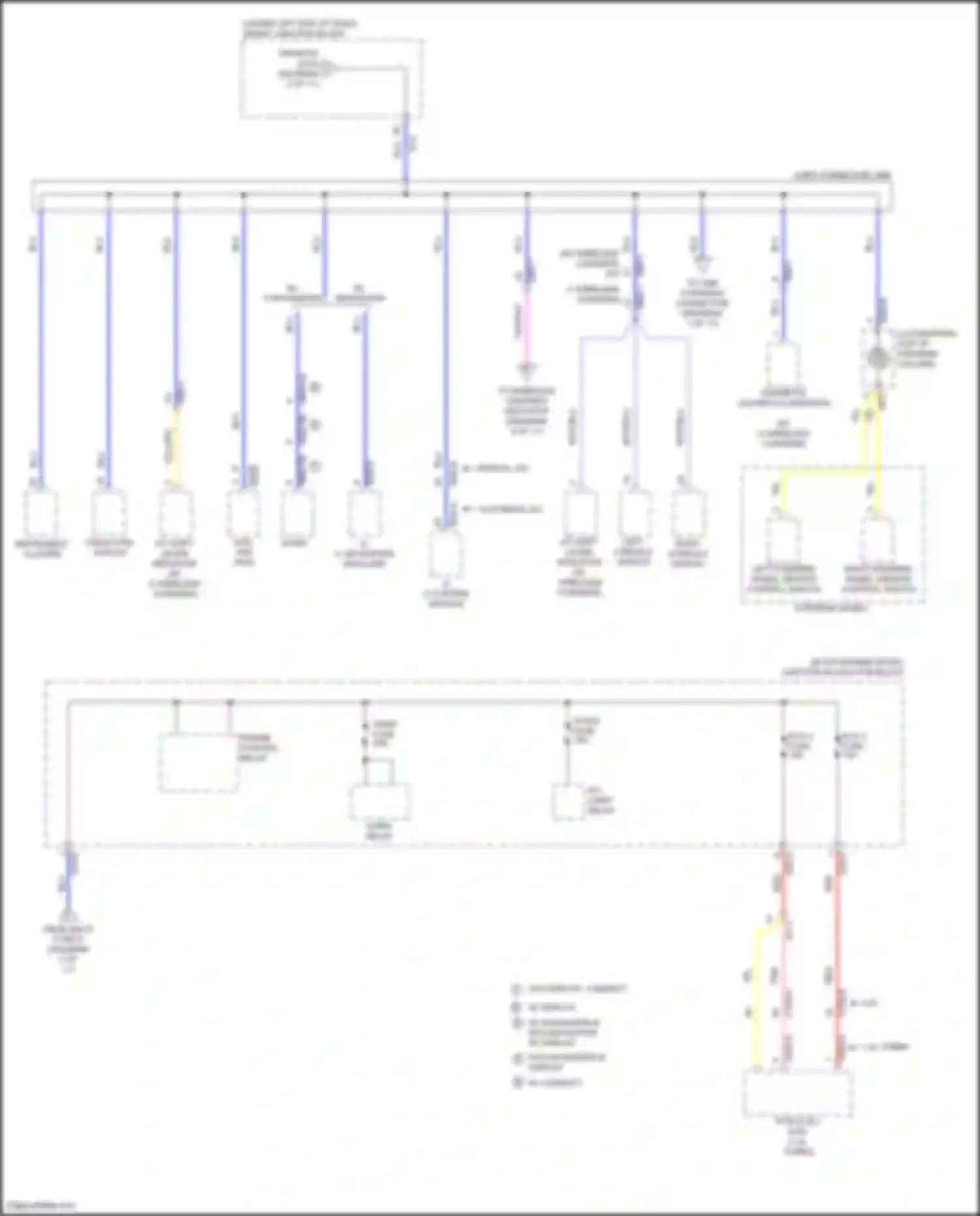 Wiring diagram w/o display, compact for Hyundai Avante VI facelift (2018-2020) (2 of 4)